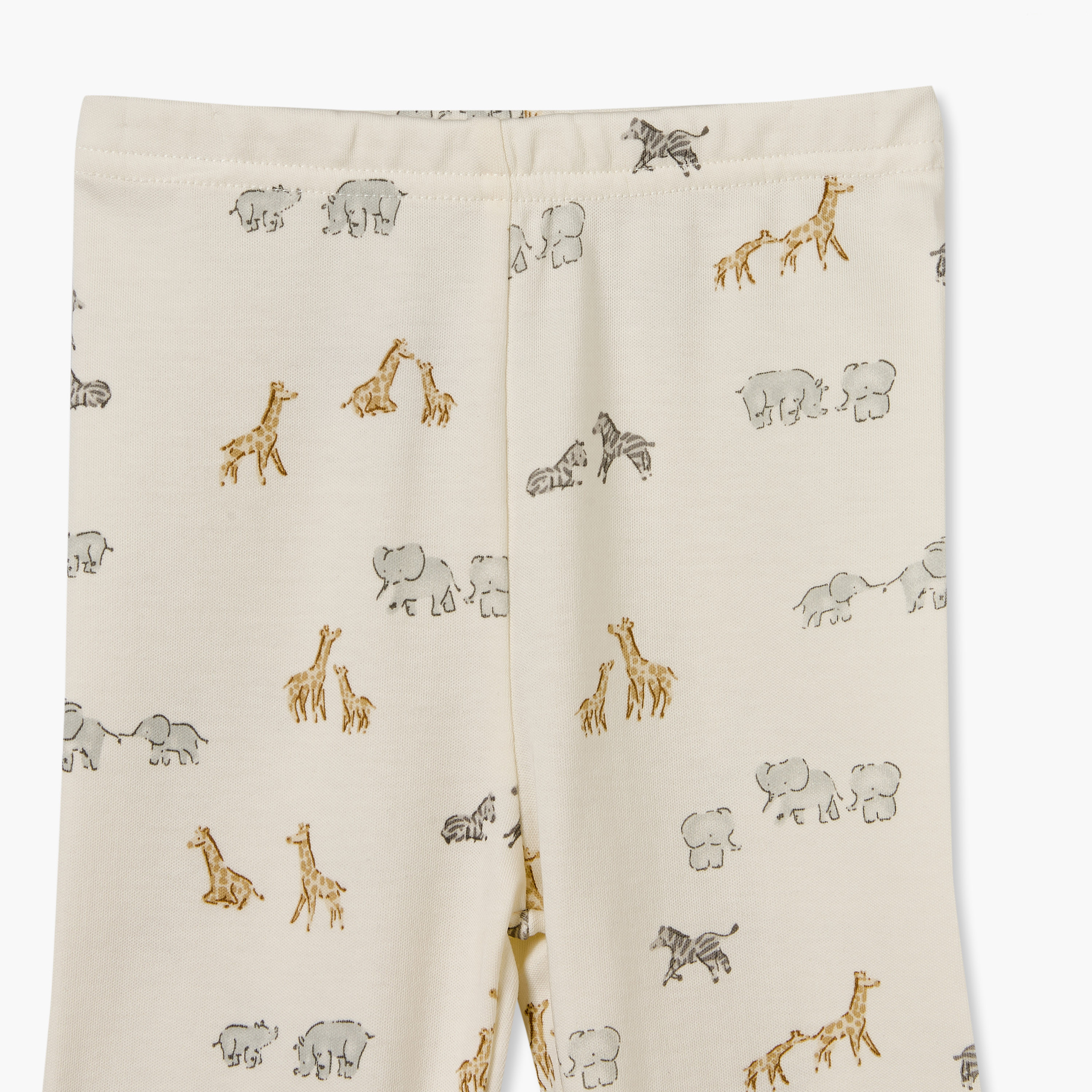 طقم بيجاما قطن بأكمام طويلة وياقة بطبعات سفاري من جونيورز-baby-boys-clothing-nightwear-pyjamasets-image-9