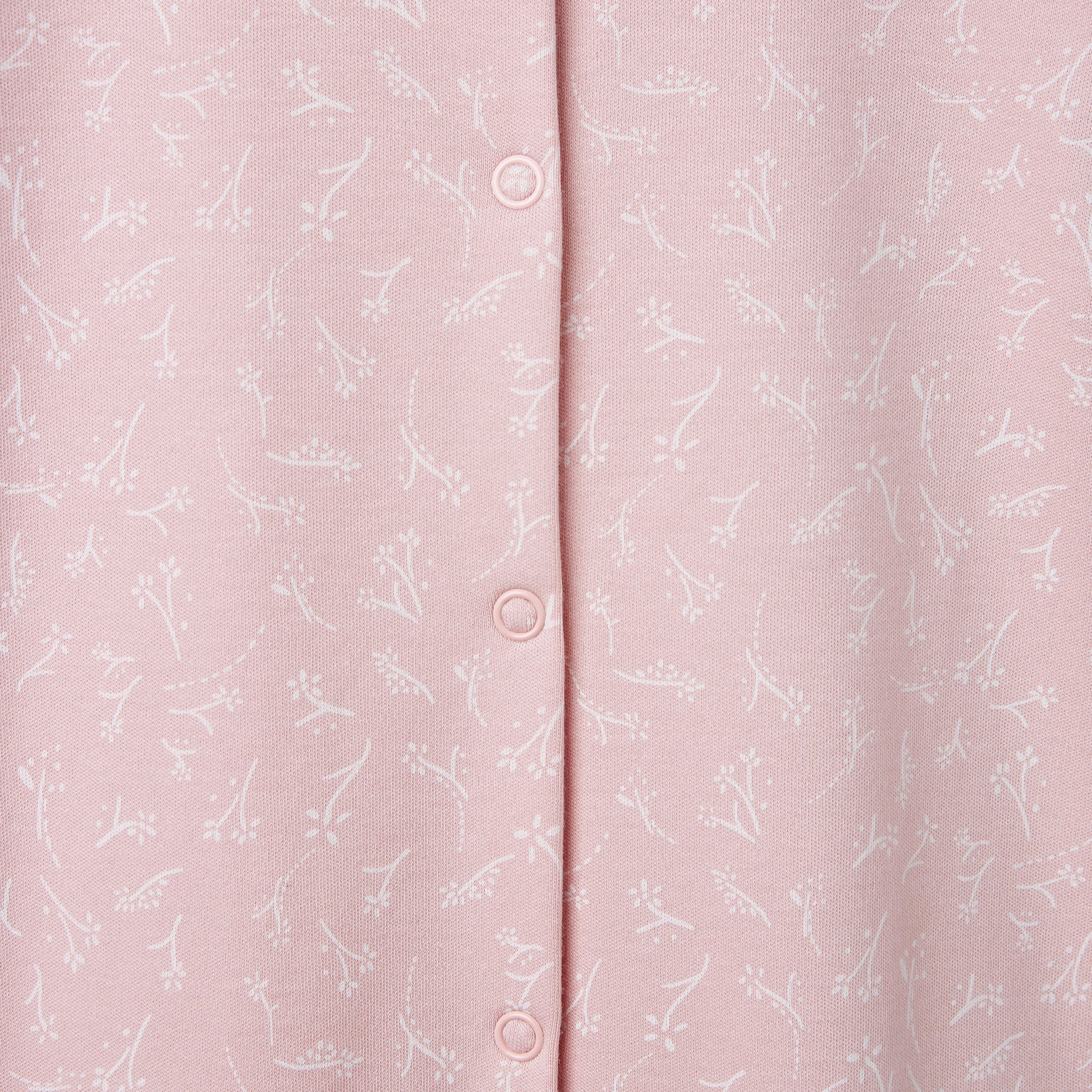 بدلة نوم بأقدام مغلقة وأكمام طويلة من جونيورز - طقم 3 قطع متنوعة-baby-girls-clothing-nightwear-sleepsuits-image-9