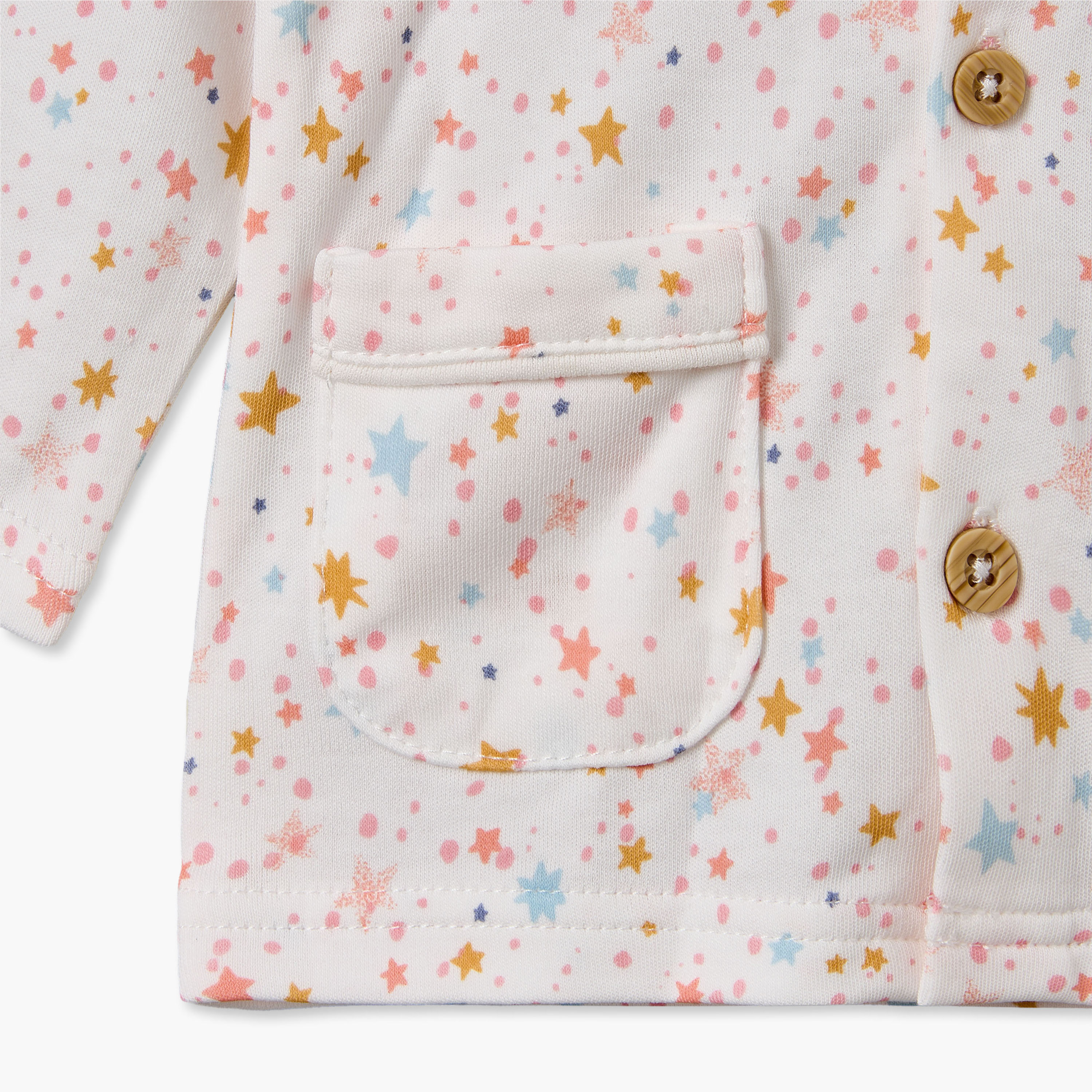Juniors Cotton Collared Long Sleeves Shirt with Pyjamas with Star Print-promo_babyshop_Buy3for10.9_KWT030926-image-8