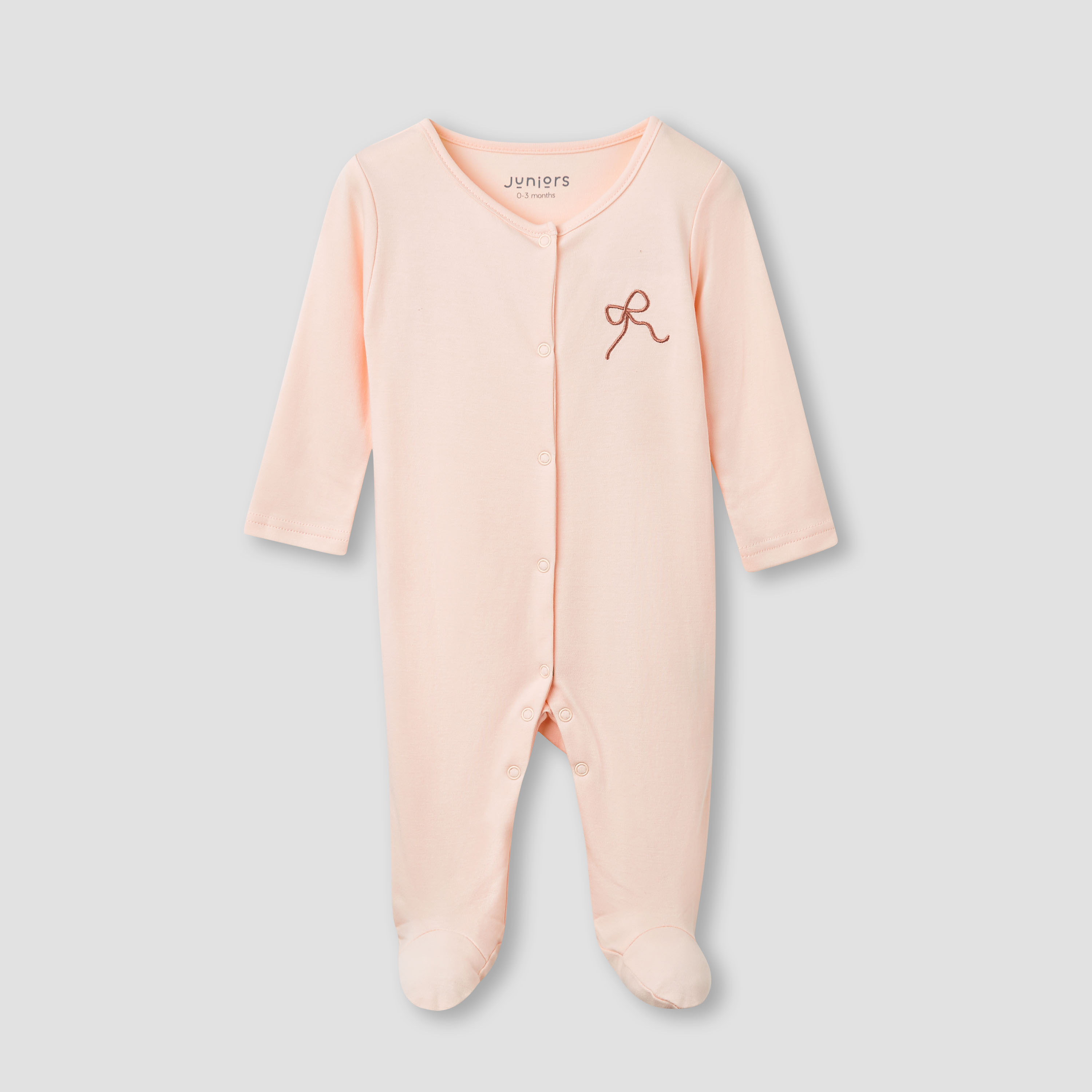 Juniors Assorted Closed Feet Sleepsuit with Long Sleeves - Set of 3-baby-girls-clothing-nightwear-sleepsuits-image-4