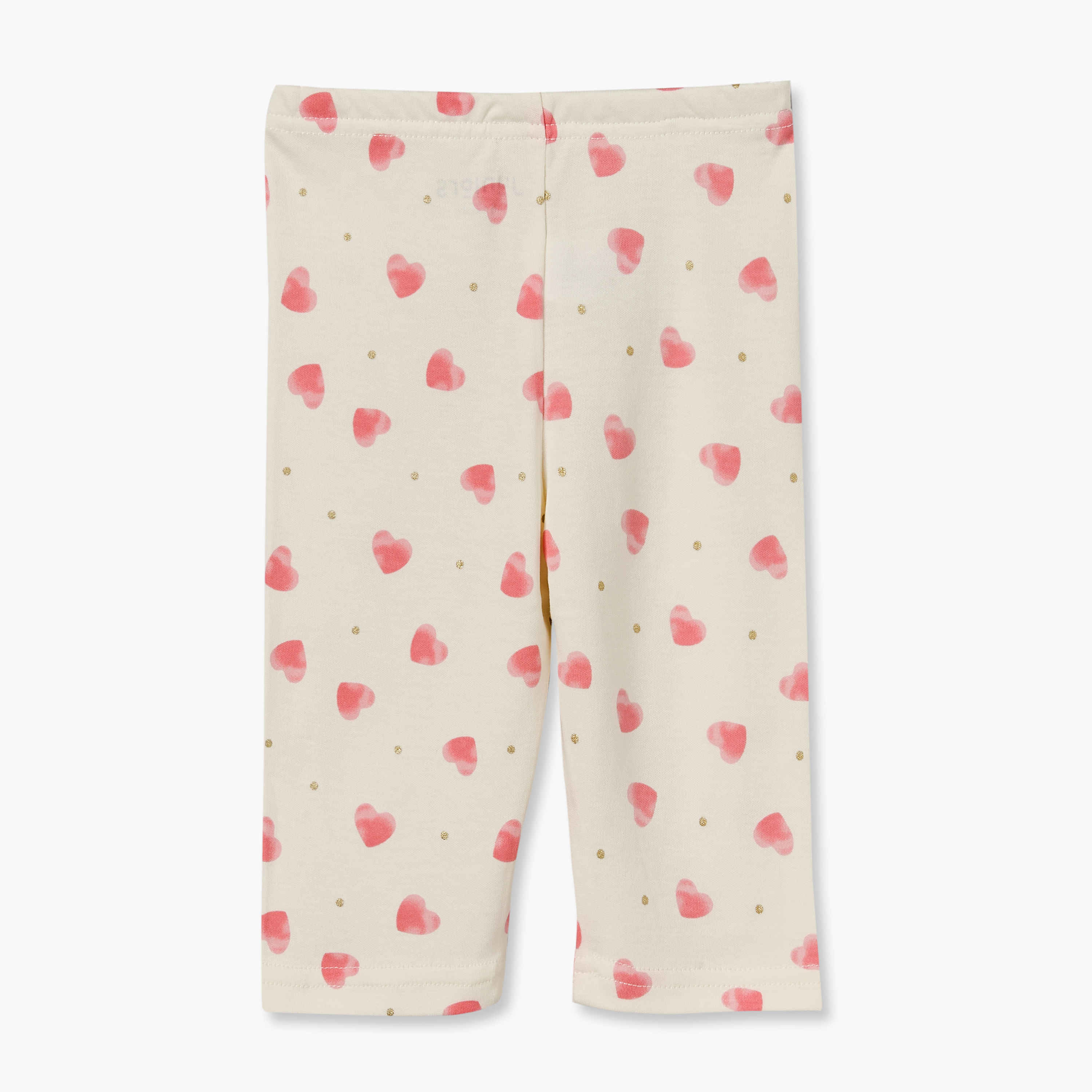 طقم بيجاما قطن بأكمام طويلة وياقة بطبعات قلوب من جونيورز-baby-girls-clothing-nightwear-pyjamasets-image-6