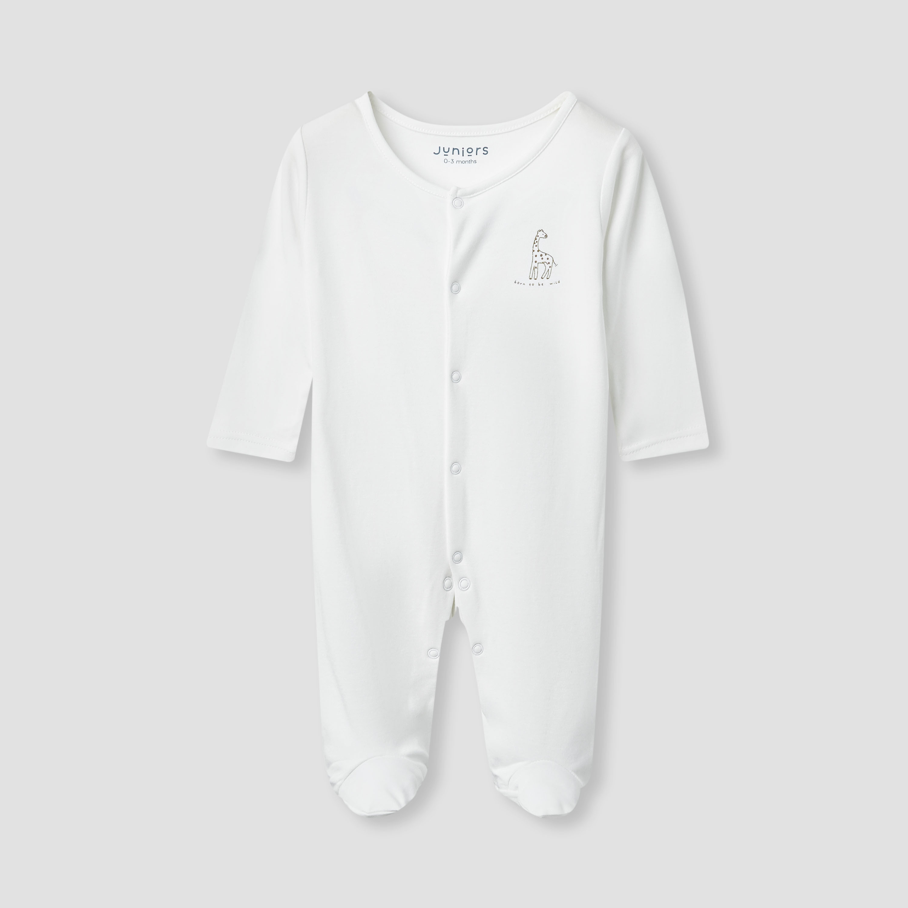 Juniors Printed Closed Feet Sleepsuit with Long Sleeves - Set of 3-baby-boys-clothing-nightwear-sleepsuits-image-5