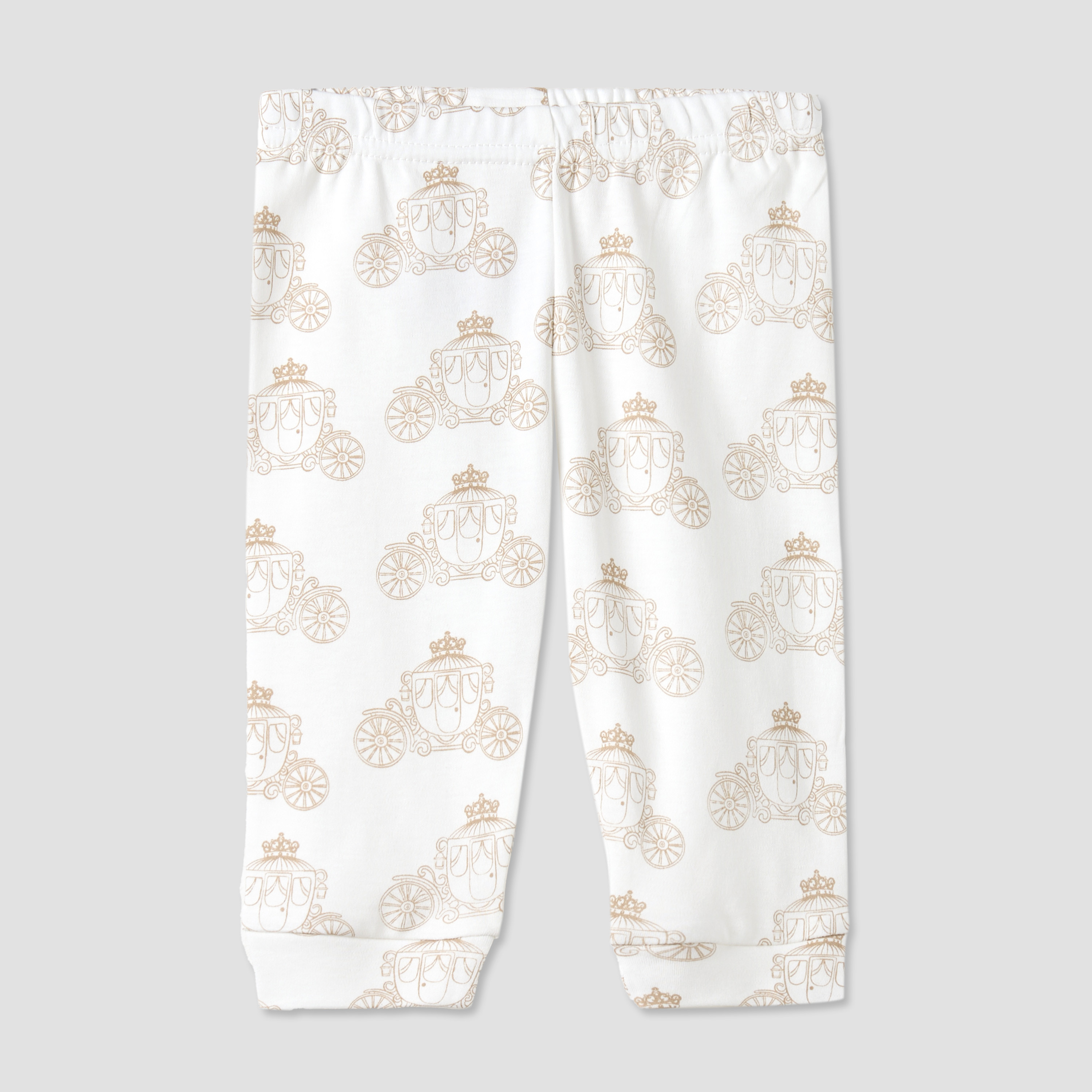 طقم بنطلون بيجاما وبلوزة بياقة وطبعات من جيجلز-baby-girls-clothing-nightwear-pyjamasets-image-5