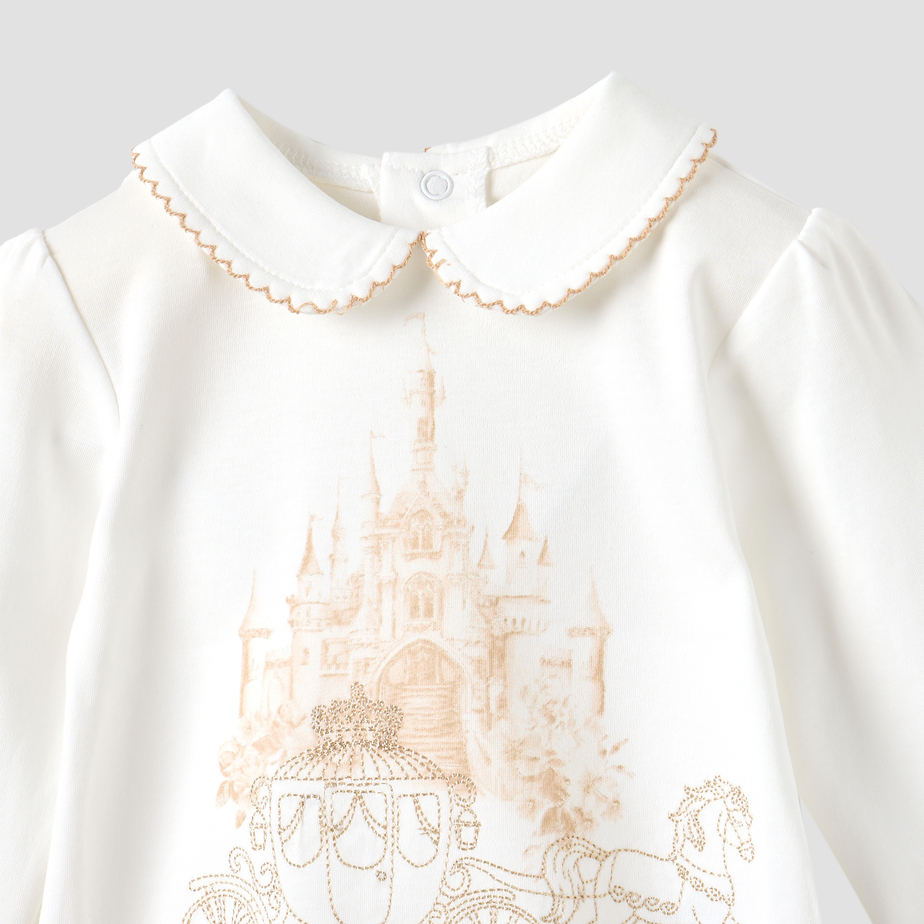 طقم بنطلون بيجاما وبلوزة بياقة وطبعات من جيجلز-baby-girls-clothing-nightwear-pyjamasets-image-4