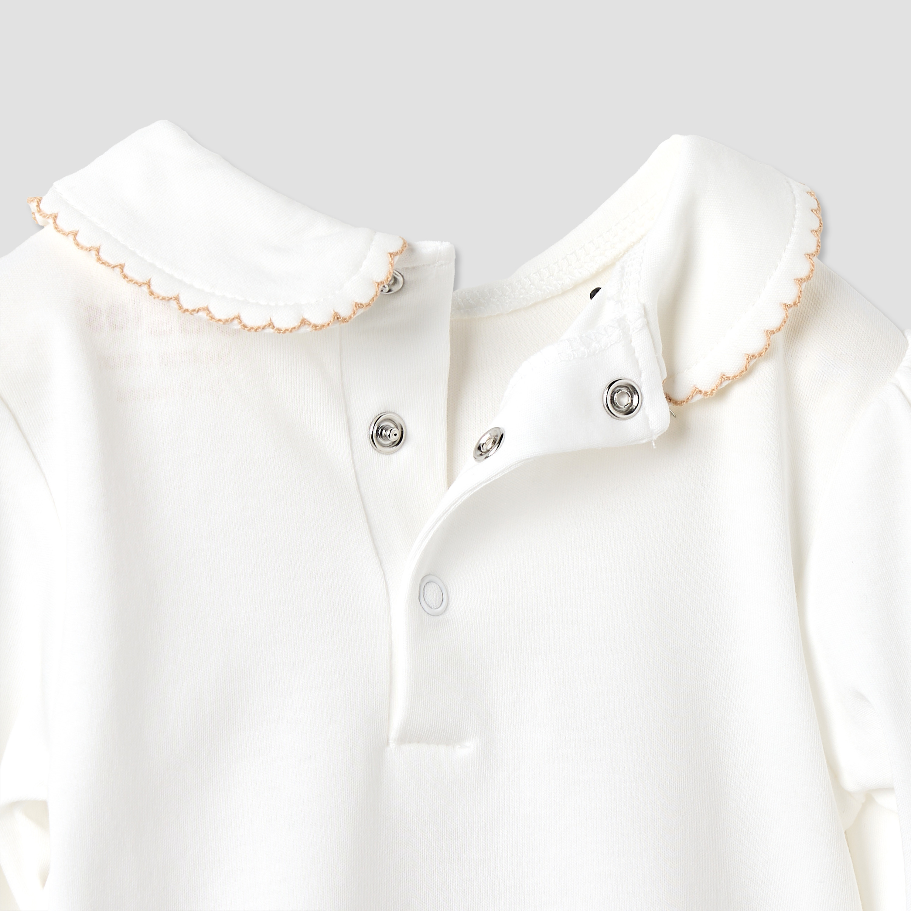 طقم بنطلون بيجاما وبلوزة بياقة وطبعات من جيجلز-baby-girls-clothing-nightwear-pyjamasets-image-2