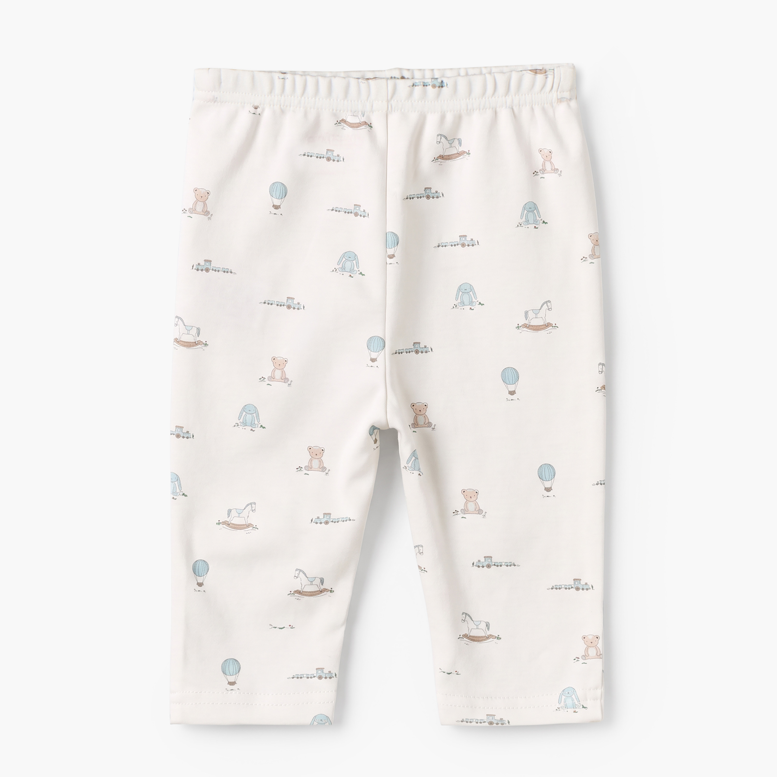 طقم بيجاما قطن بياقة عادية وأكمام طويلة وطبعات ألعاب من جيجلز-baby-boys-clothing-nightwear-pyjamasets-image-3