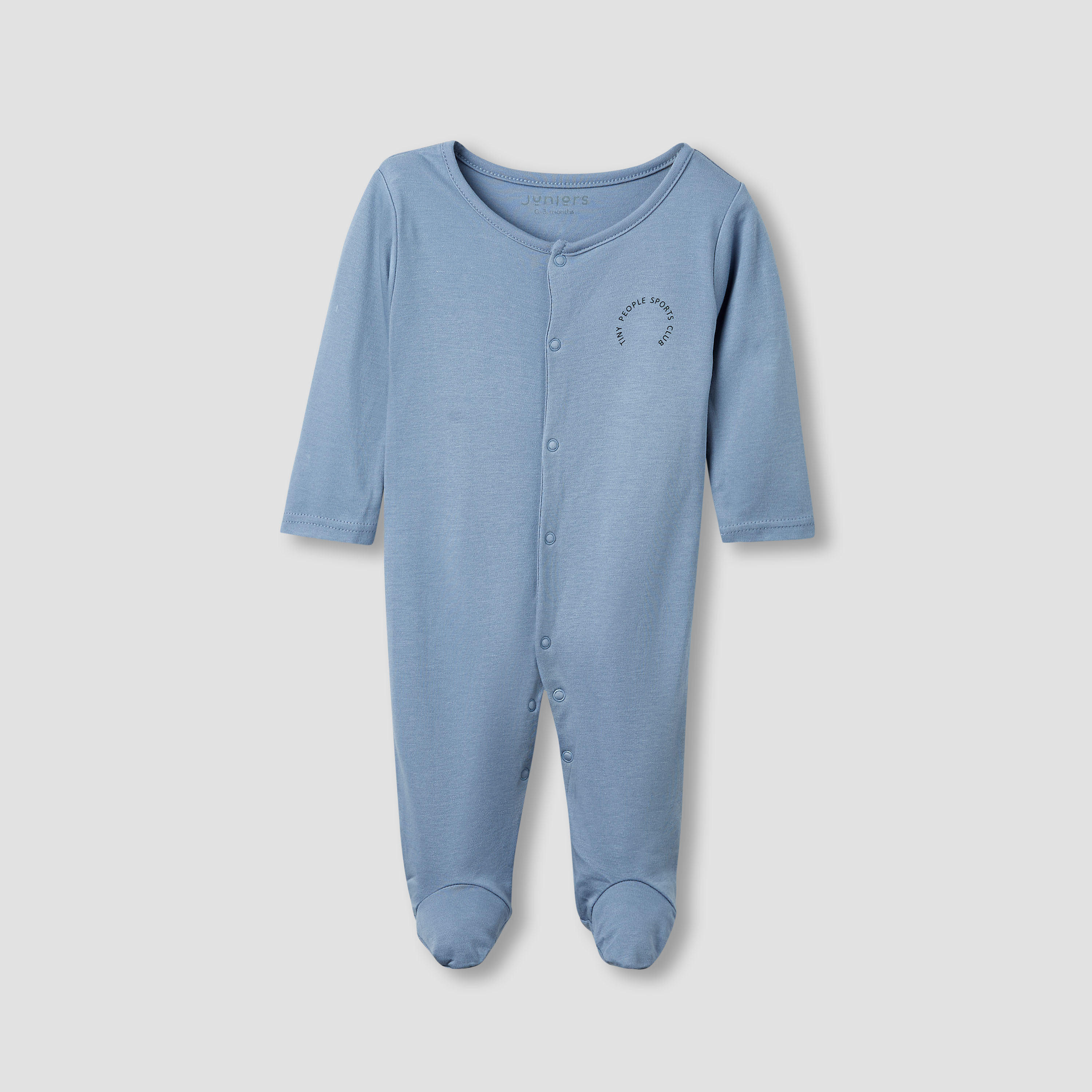 Juniors Printed Closed Feet Sleepsuit with Long Sleeves - Set of 3-baby-boys-clothing-nightwear-sleepsuits-image-4