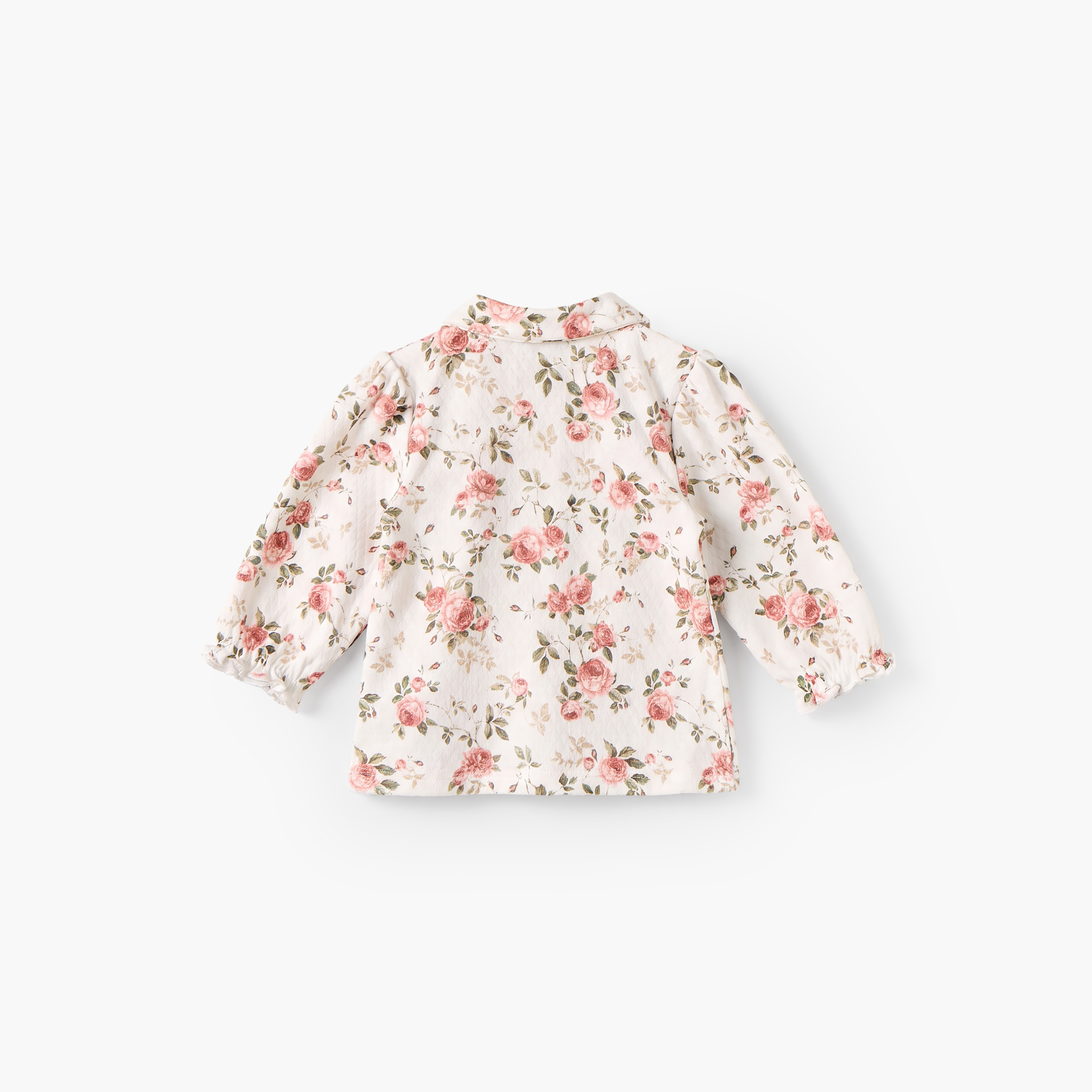 طقم بيجاما قطن بياقة عادية وأكمام طويلة وطبعات زهرية من جيجلز-baby-boys-clothing-nightwear-pyjamasets-image-4