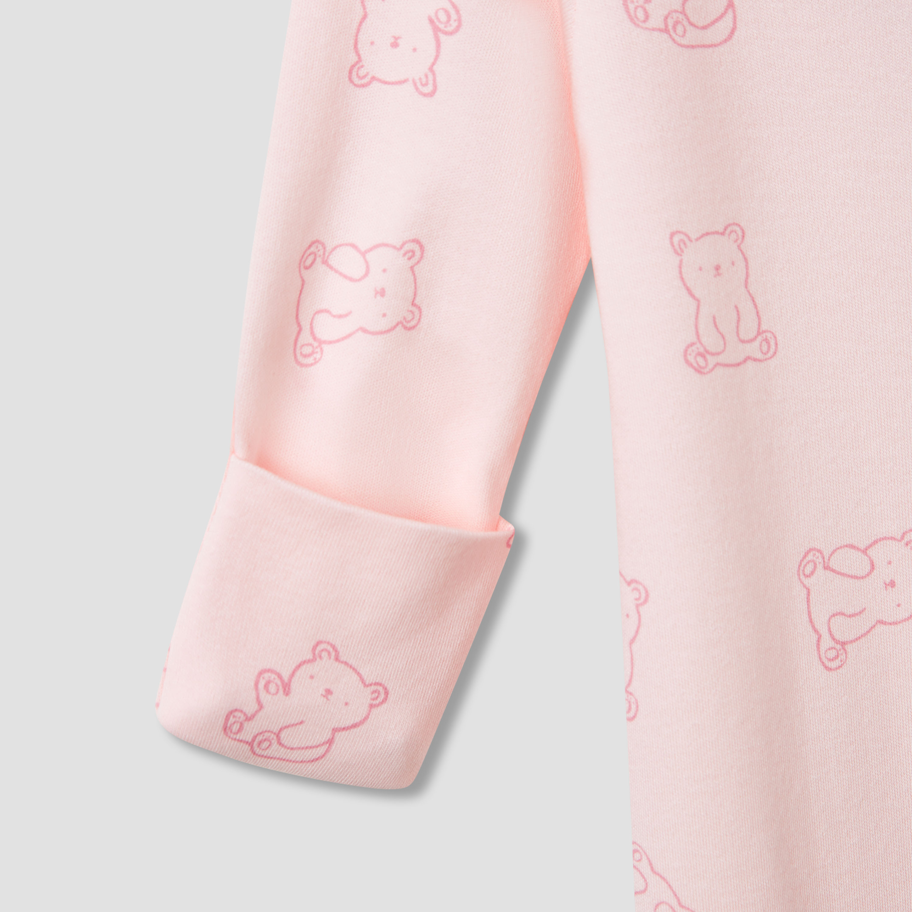 بدلة نوم بأقدام مغلقة وأكمام طويلة وطبعات من جونيورز - طقم من 5-baby-girls-clothing-nightwear-sleepsuits-image-11