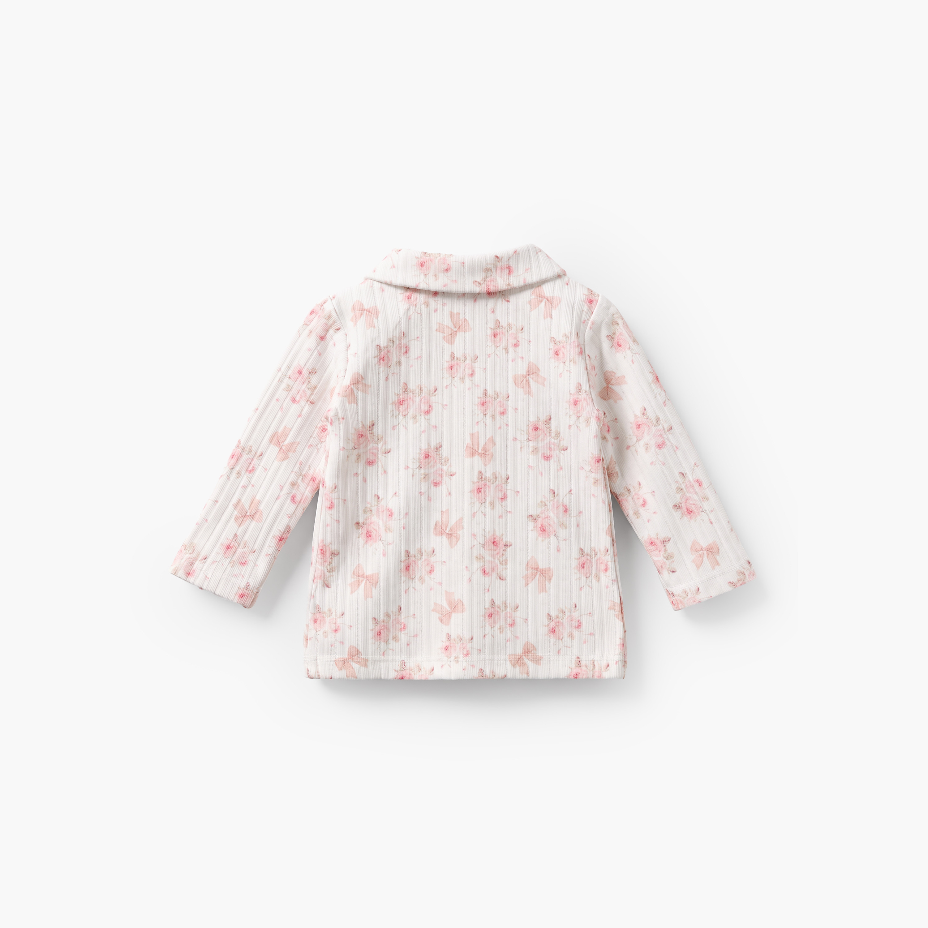 طقم بيجاما قطن بياقة عادية وأكمام طويلة وطبعات زهرية من جيجلز-baby-boys-clothing-nightwear-pyjamasets-image-4