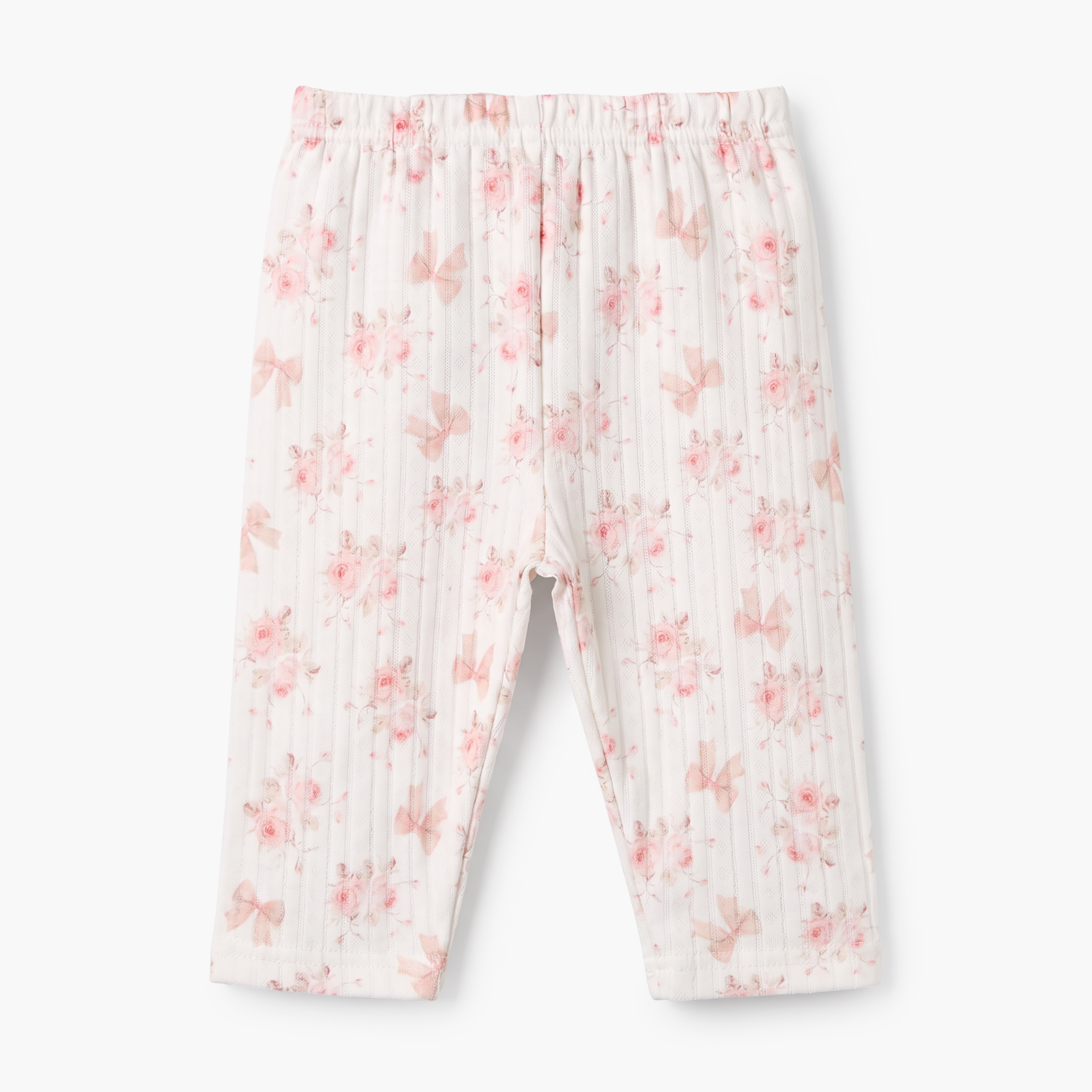 طقم بيجاما قطن بياقة عادية وأكمام طويلة وطبعات زهرية من جيجلز-baby-boys-clothing-nightwear-pyjamasets-image-5