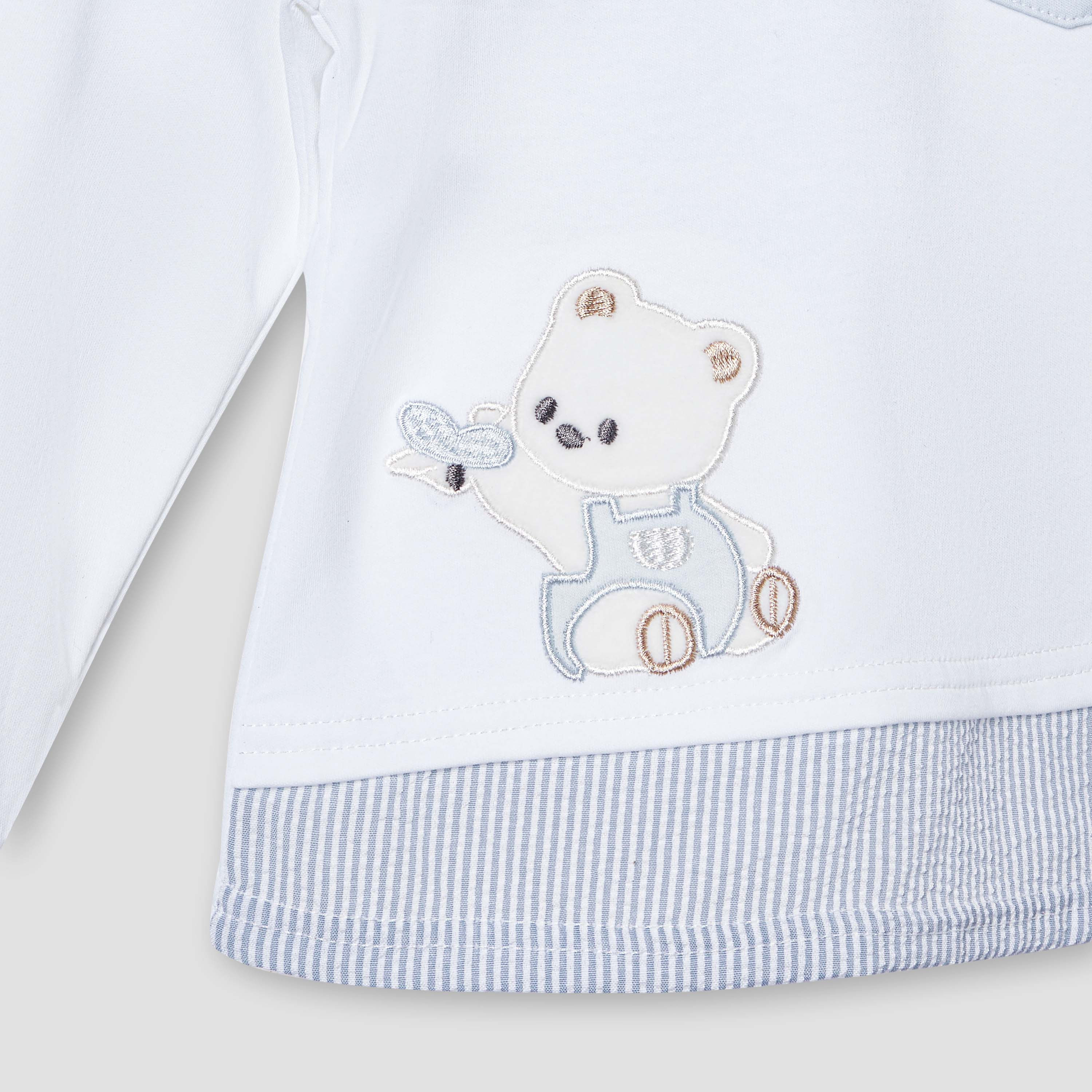 Giggles Embroidered Top and Pyjama Set-baby-boys-clothing-nightwear-pyjamasets-image-8