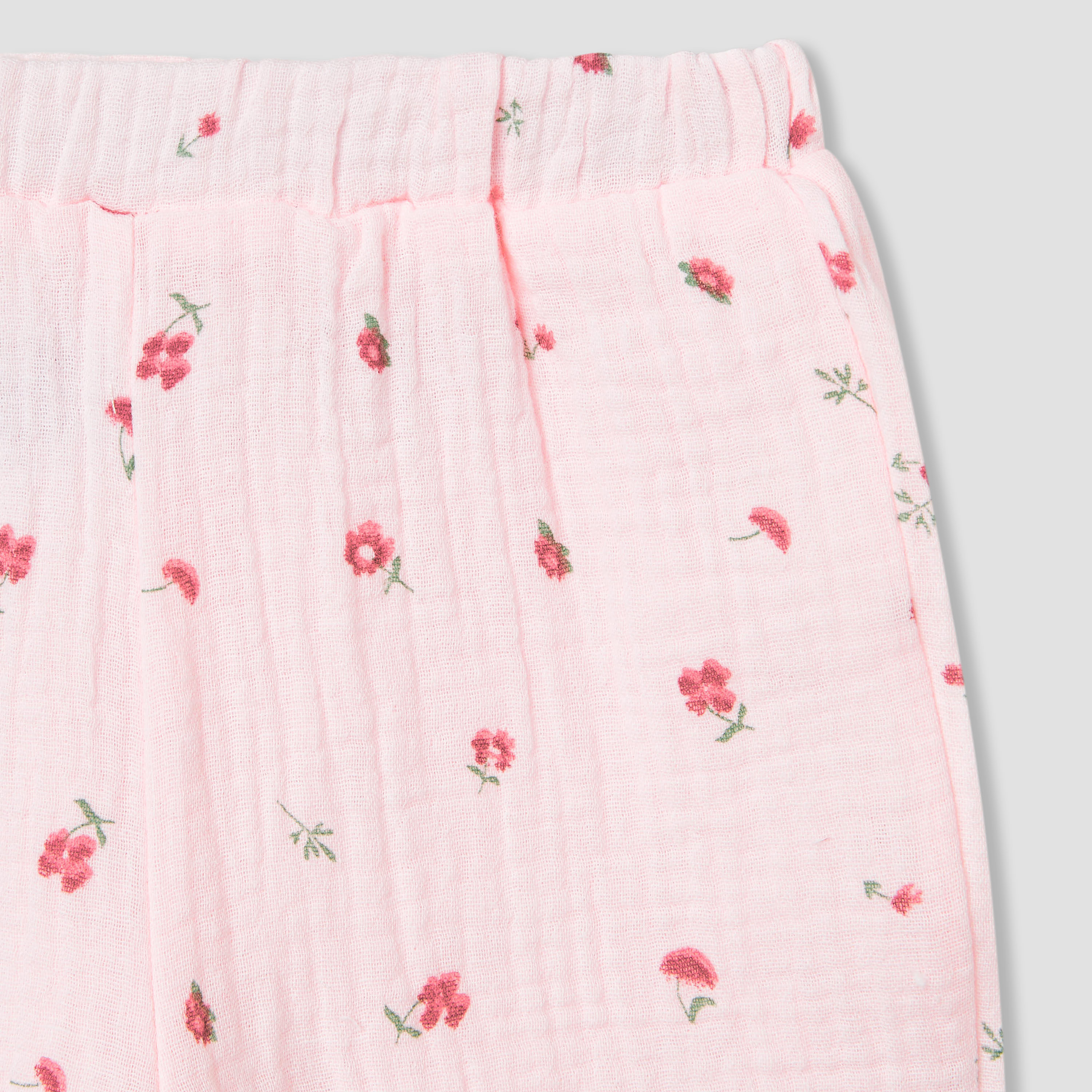 Juniors Girls Shirt and Shorts Set with Print - Cotton - Short Sleeves - Collar-baby-girls-clothing-setsandcoords-image-6