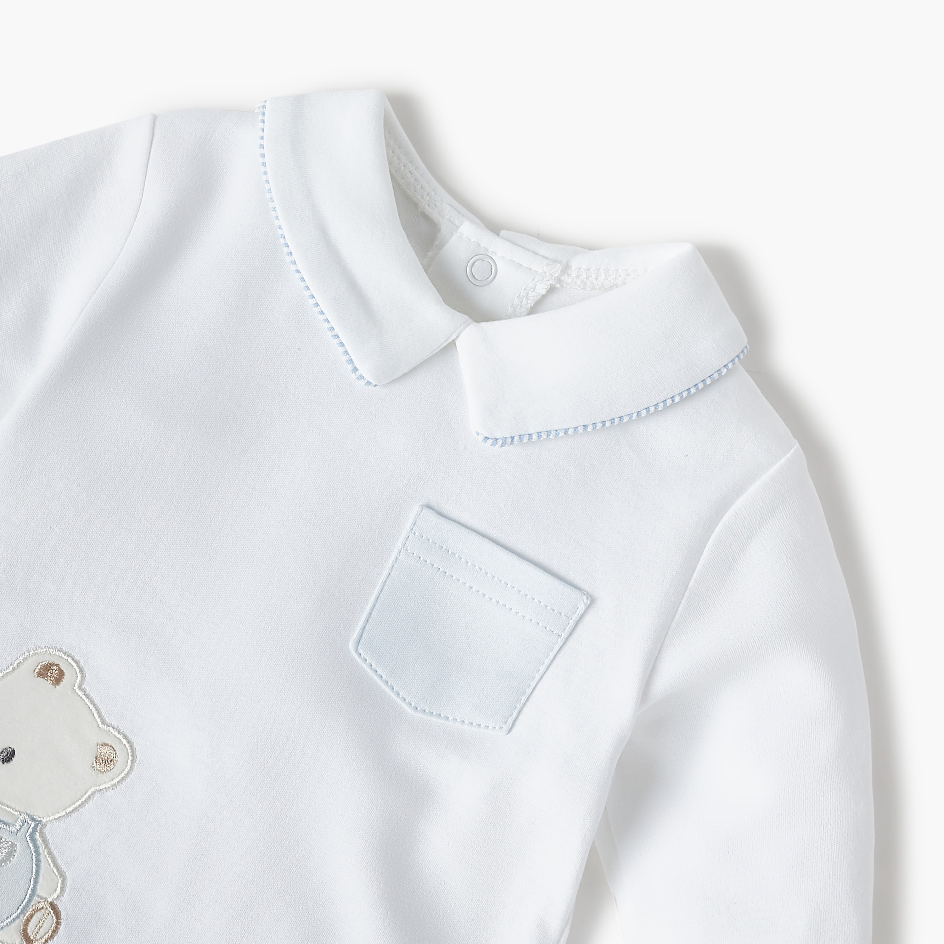 Giggles Bear Applique Long Sleeves T-shirt and Pyjama Set-baby-boys-clothing-nightwear-pyjamasets-image-5