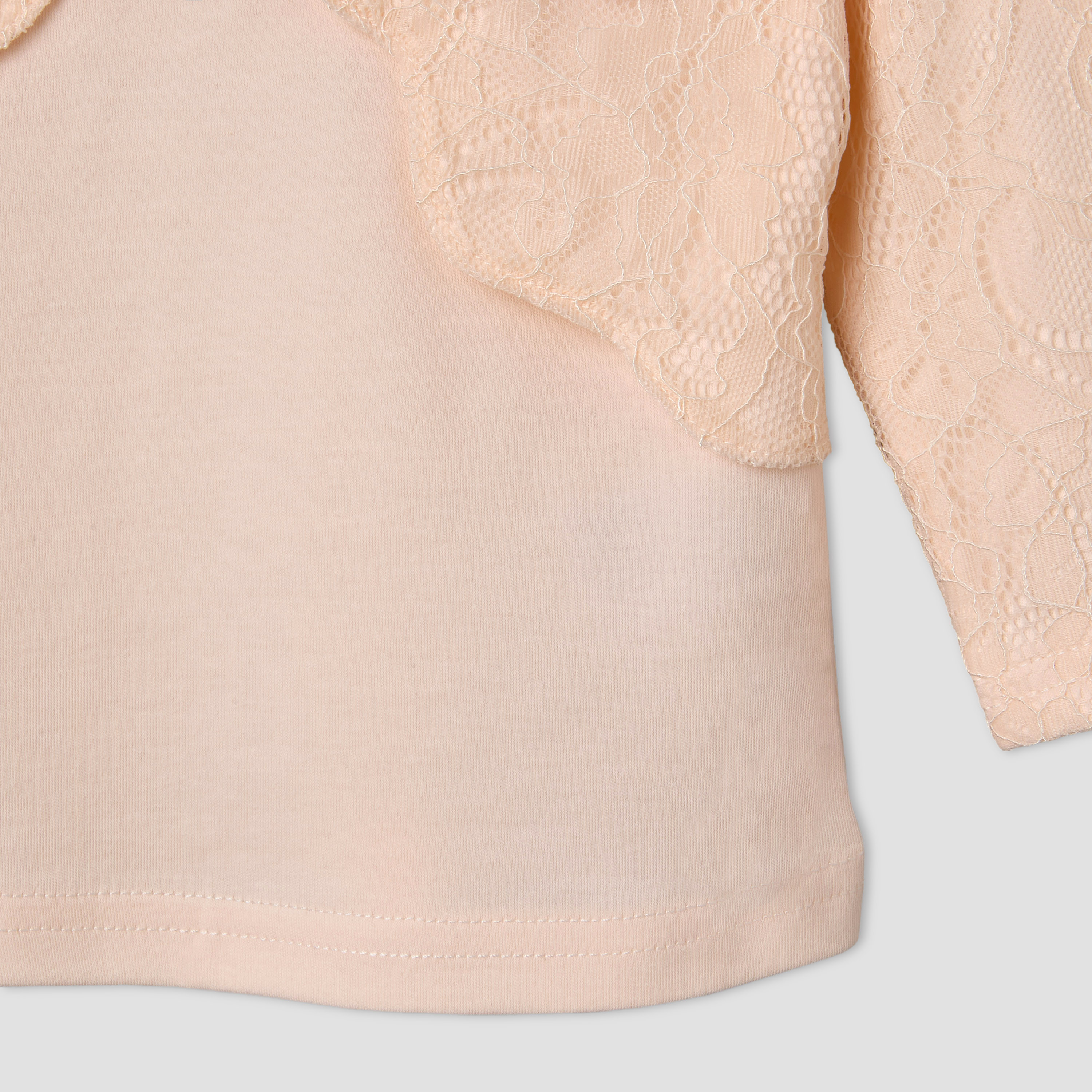 Giggles Cotton Collared Long Sleeves Pyjama Set with Lace Detail-baby-girls-clothing-nightwear-pyjamasets-image-6