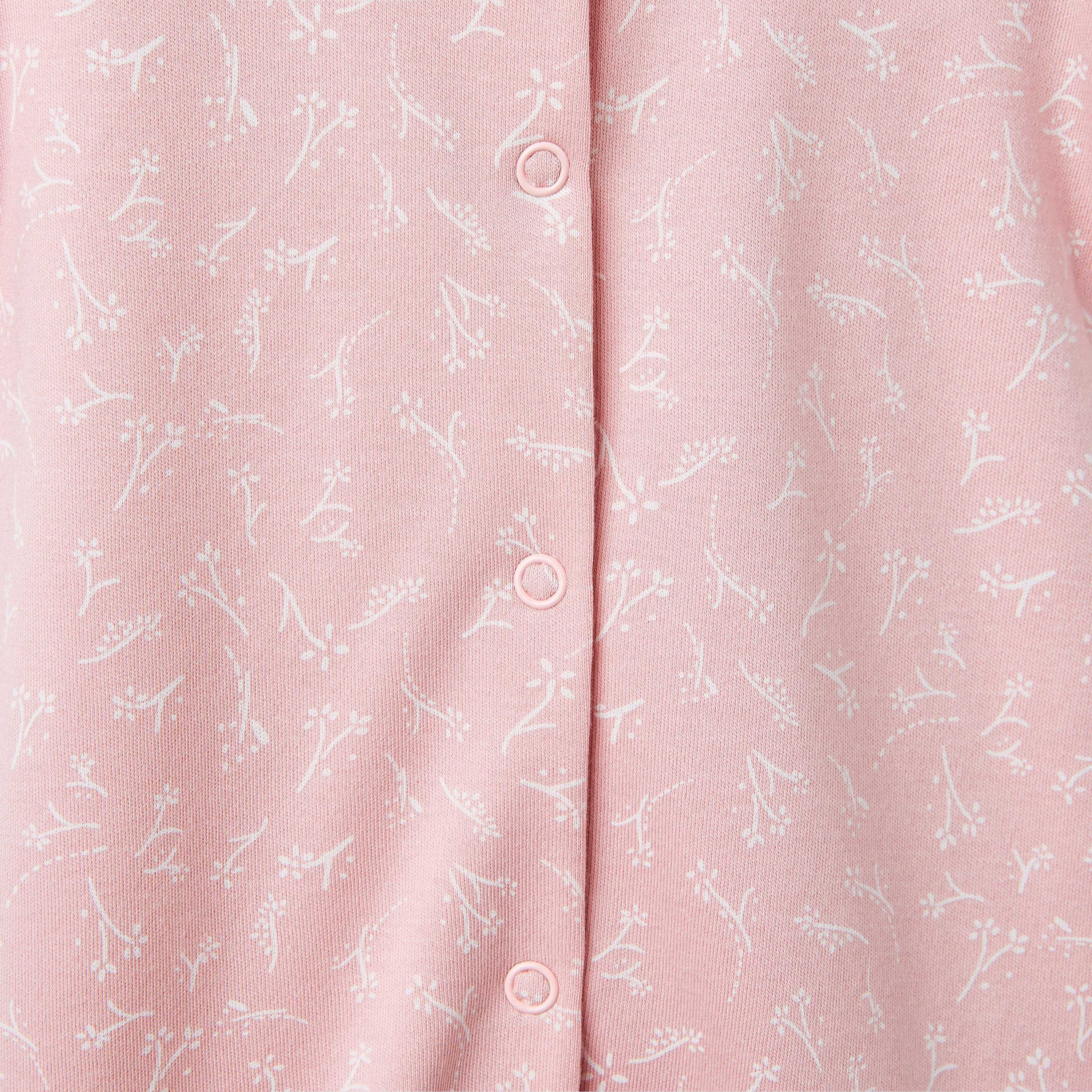 رومبر بأكمام منفوخة وطبعات من جونيورز - طقم من 2-baby-girls-clothing-rompers-image-8