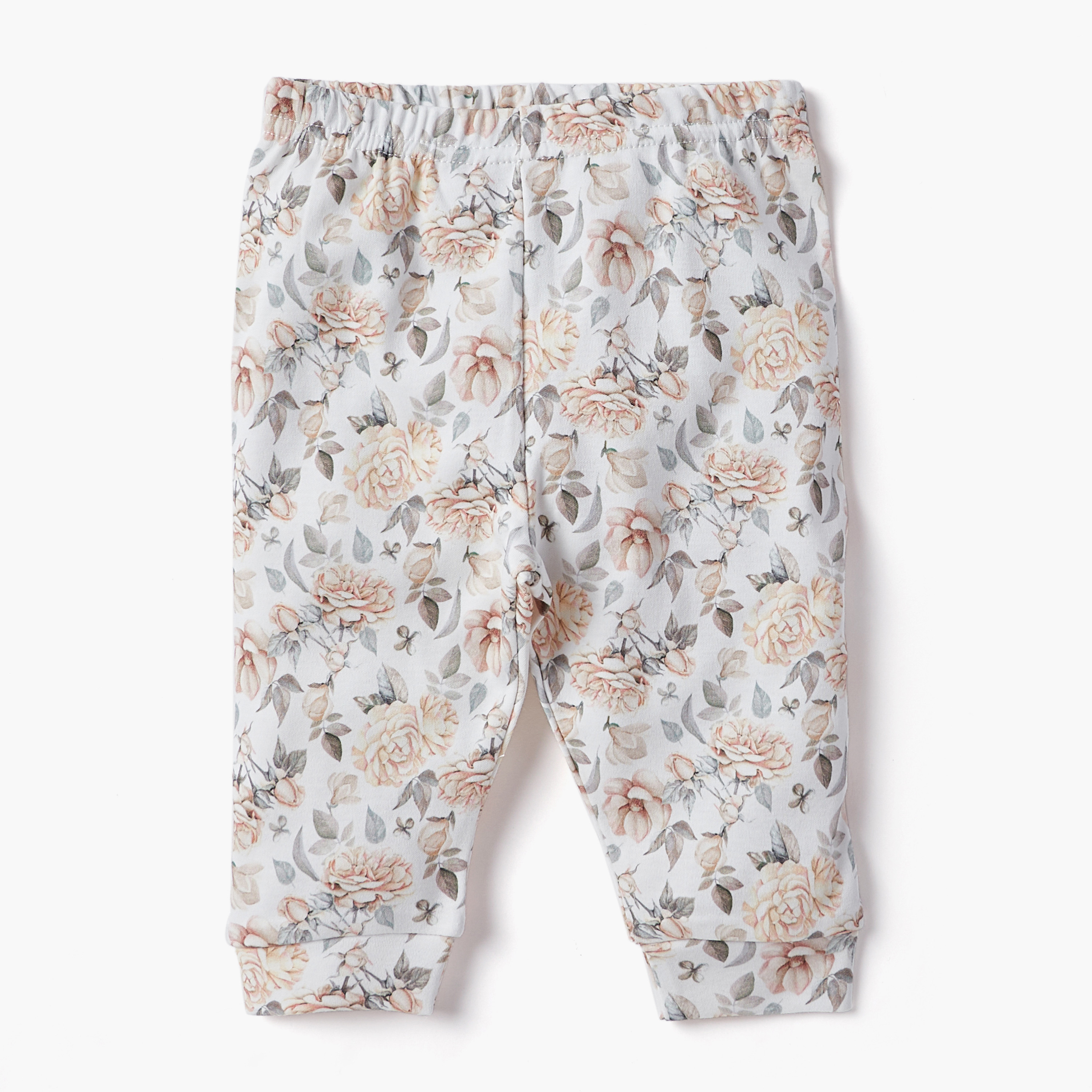 Giggles Flower Print Top and Pyjama Set-baby-girls-clothing-nightwear-pyjamasets-image-3