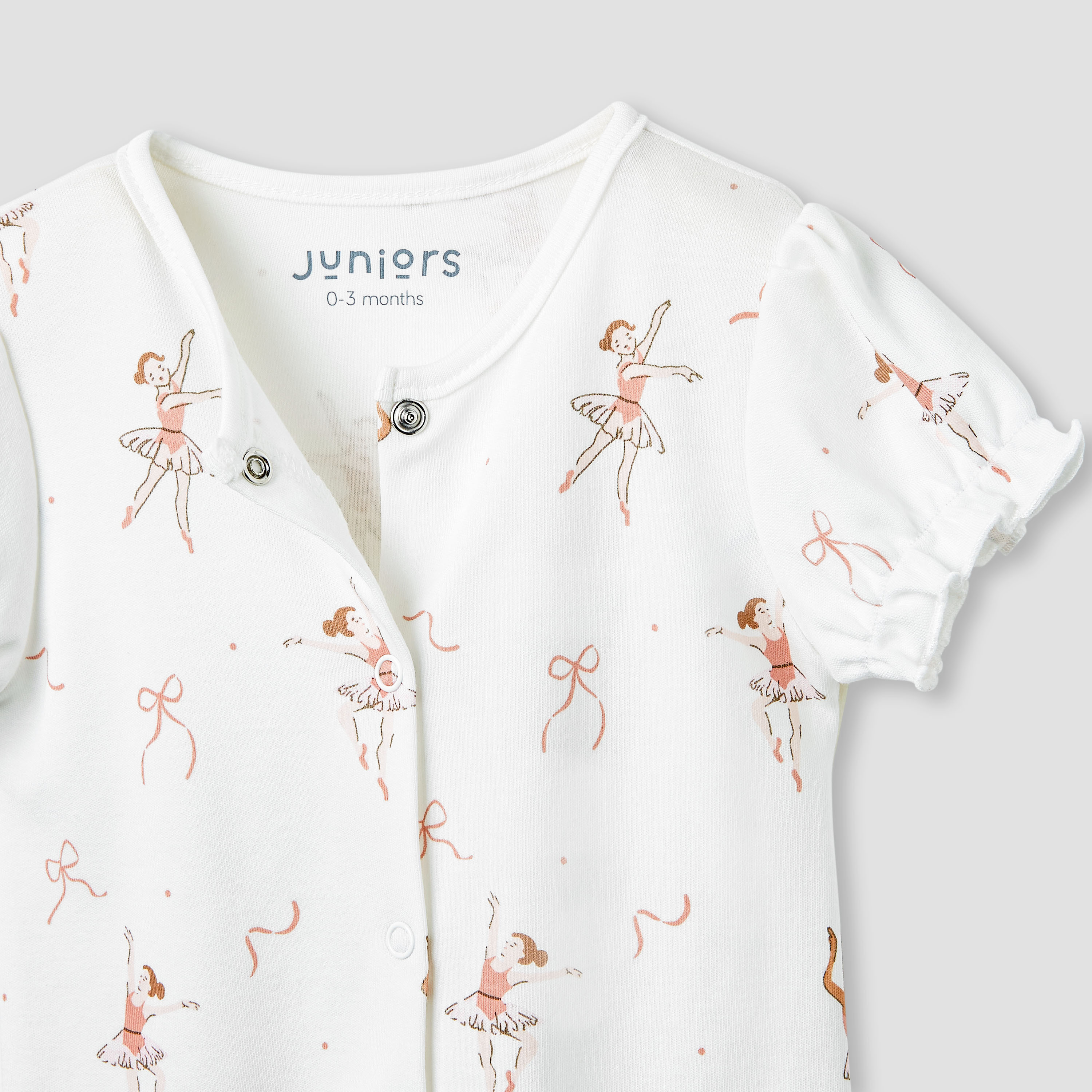 Juniors Assorted Romper with Puff Sleeves - Set of 2-baby-girls-clothing-rompers-image-6