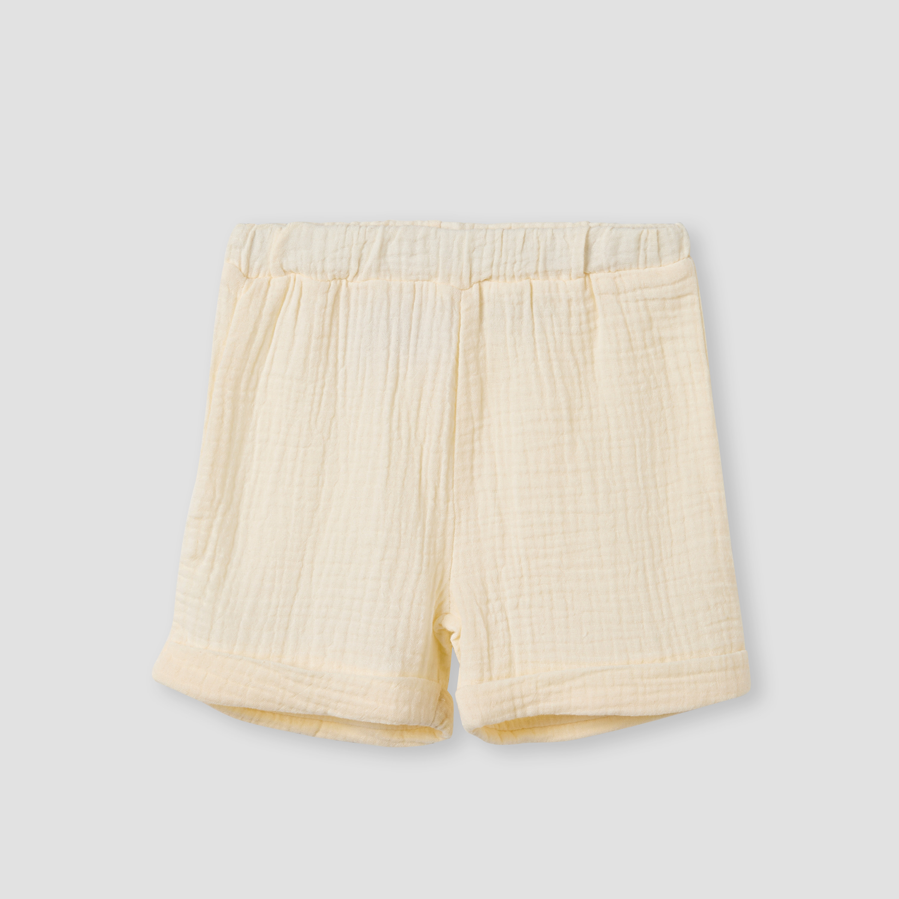 Juniors Cotton Collared Short Sleeves Shorts Set with Textured Design-baby-boys-clothing-setsandcoords-image-4