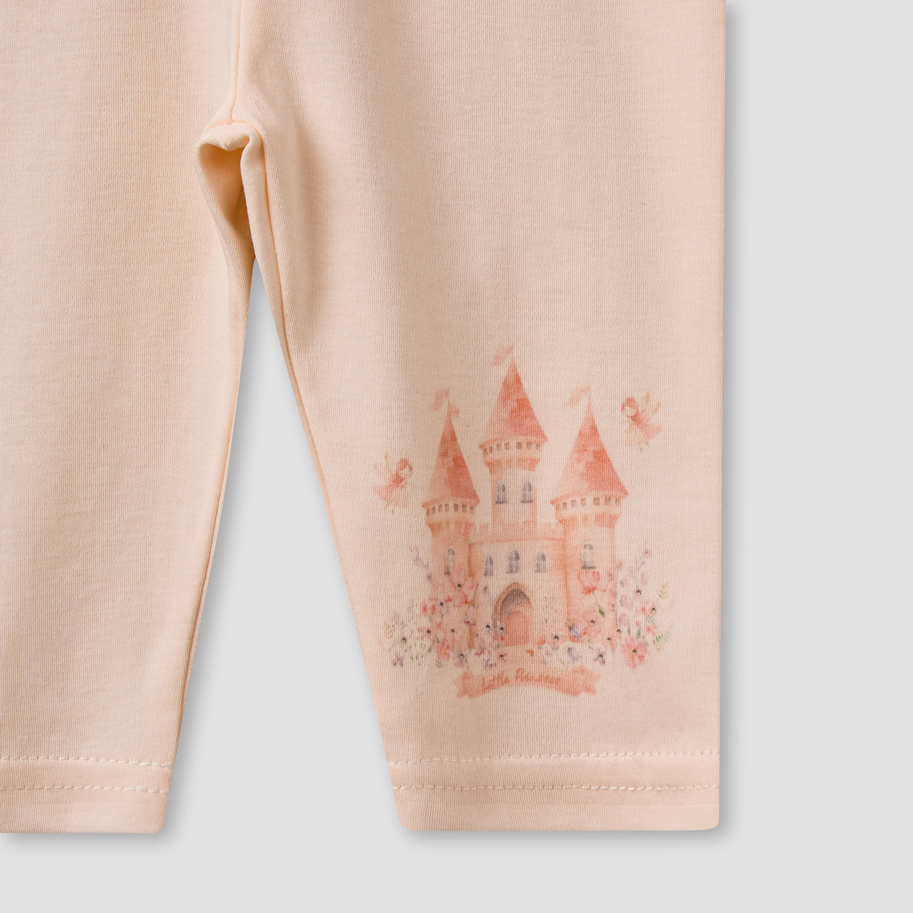 Giggles Cotton Peter Pan Collar Long Sleeve Pyjama Set with Castle Print-baby-girls-clothing-nightwear-pyjamasets-image-10