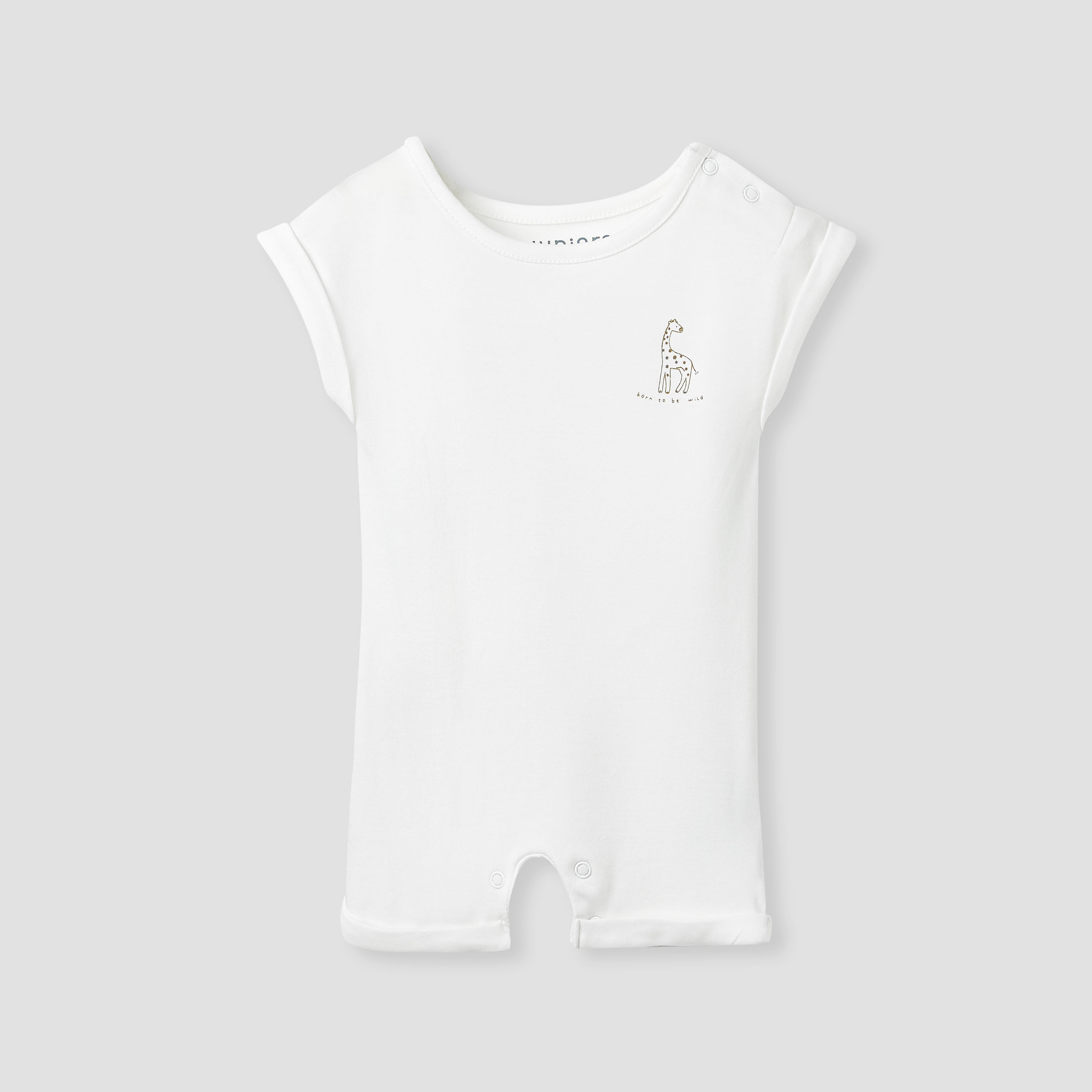 رومبر بأكمام ممتدة وطبعات من جونيورز - طقم من 2-baby-boys-clothing-rompers-image-4