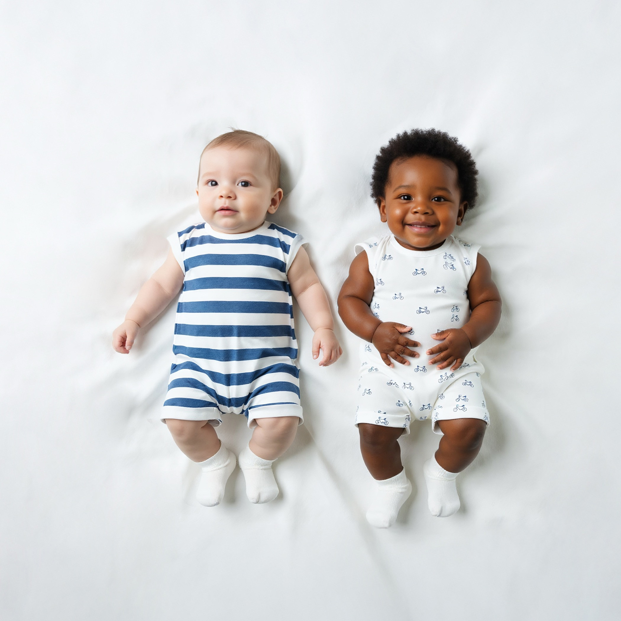 رومبر بأكمام ممتدة وطبعات من جونيورز - طقم من 2-baby-boys-clothing-rompers-image-8