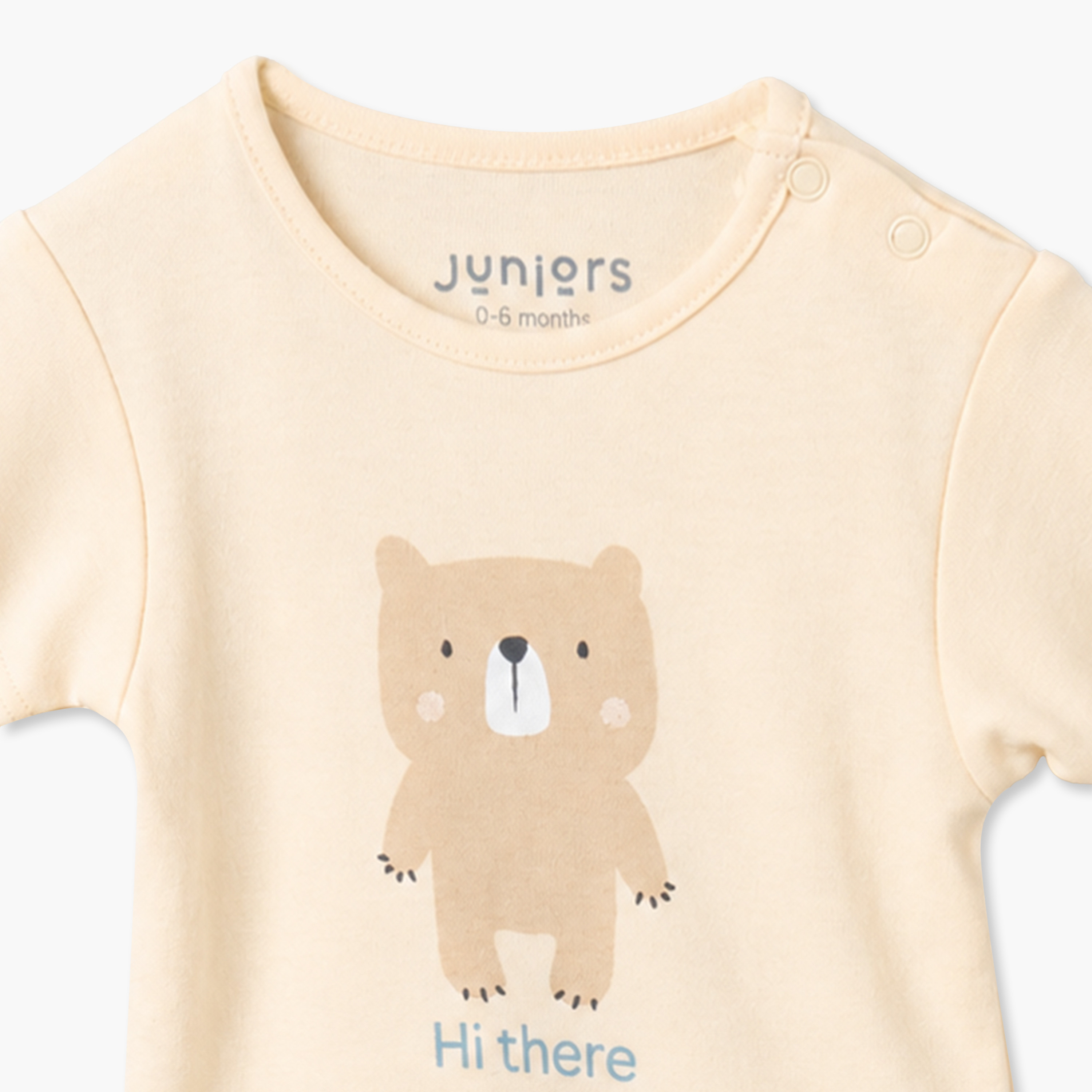 Juniors Cotton Crew Neck Short Sleeves Shorts Set with Teddy Bear Print-baby-boys-clothing-nightwear-pyjamasets-image-6