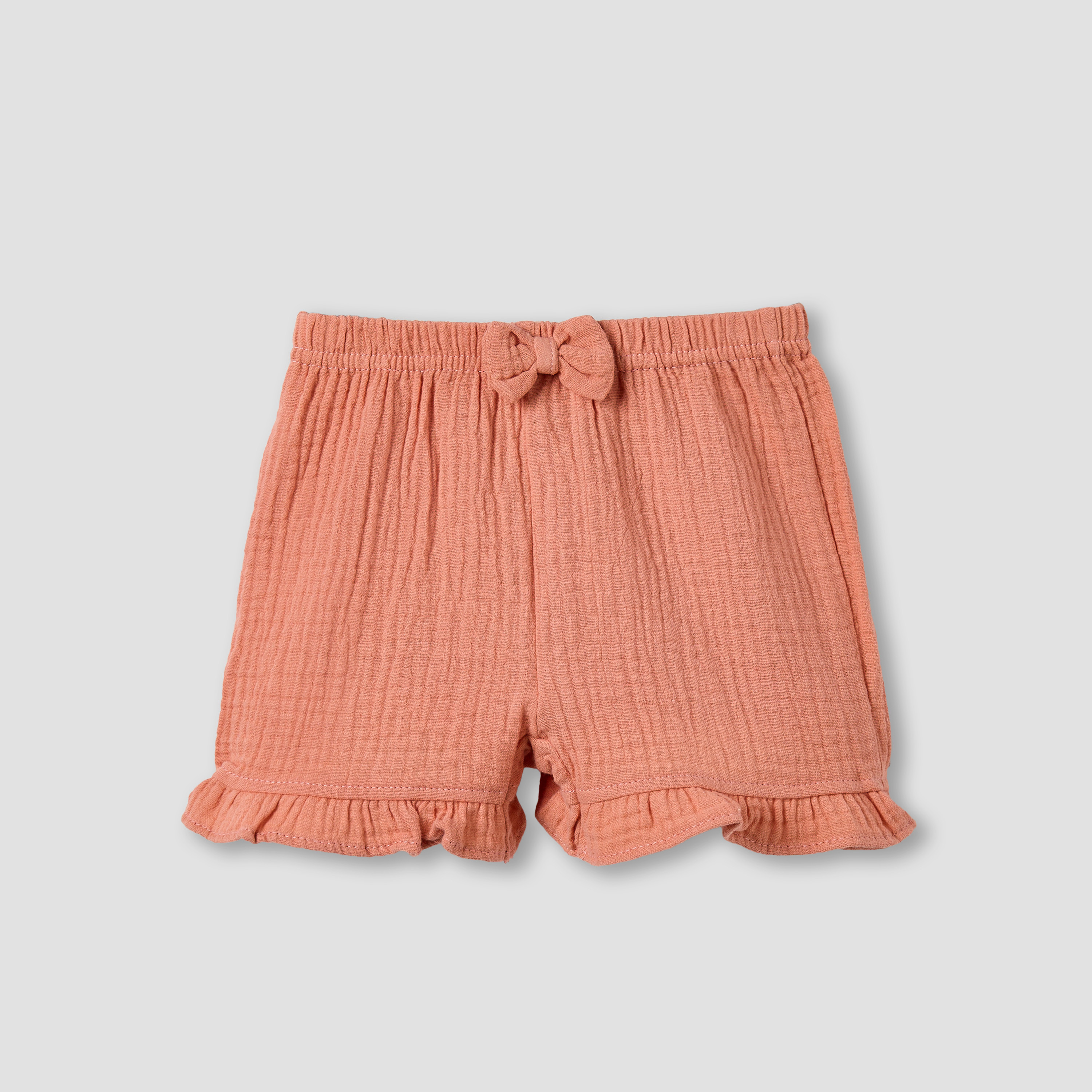 Juniors Cotton Round Neck Sleeveless Shorts Set with Ruffles-baby-girls-clothing-nightwear-pyjamasets-image-4