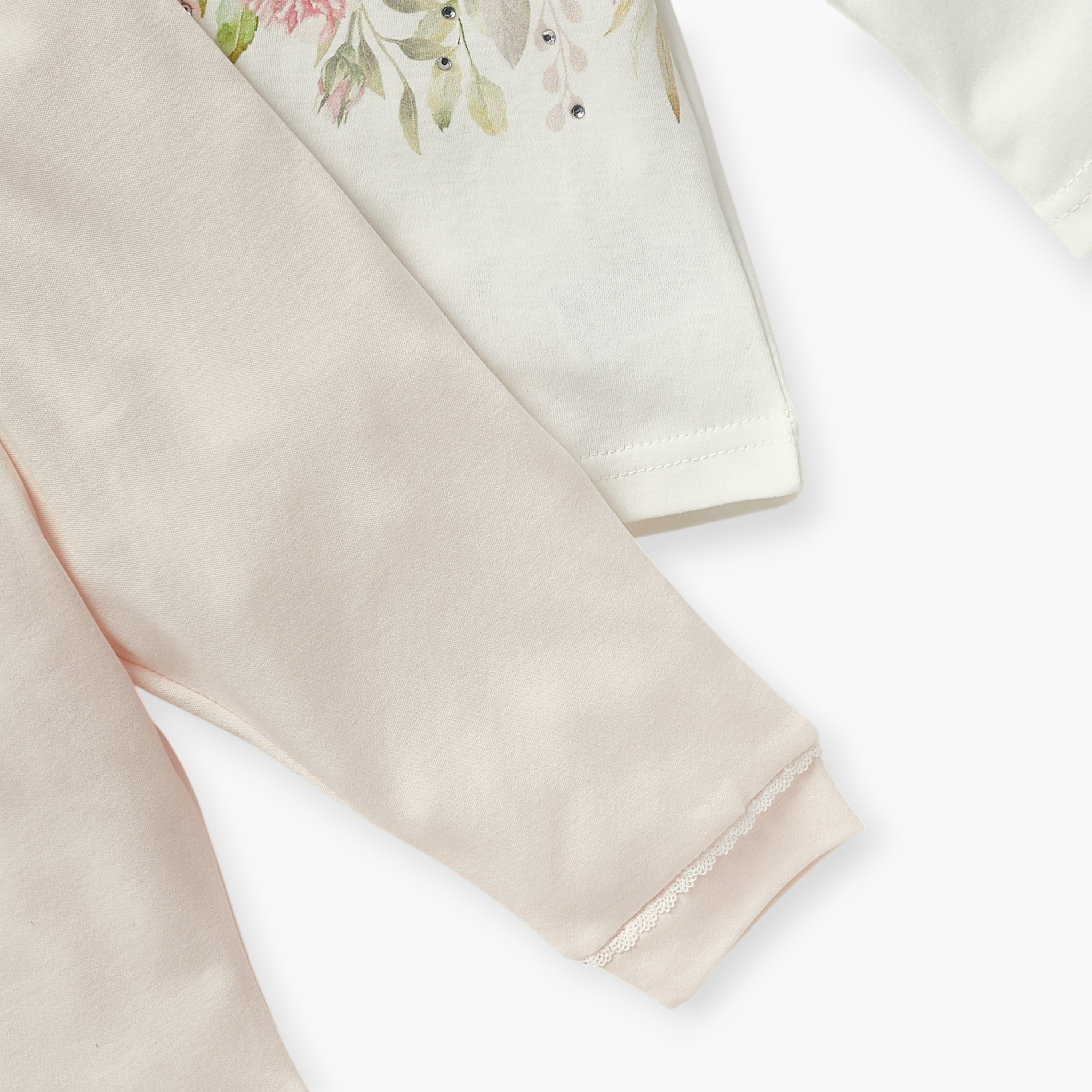 Giggles Printed Long Sleeves T-shirt and Pyjama Set-baby-girls-clothing-nightwear-pyjamasets-image-5