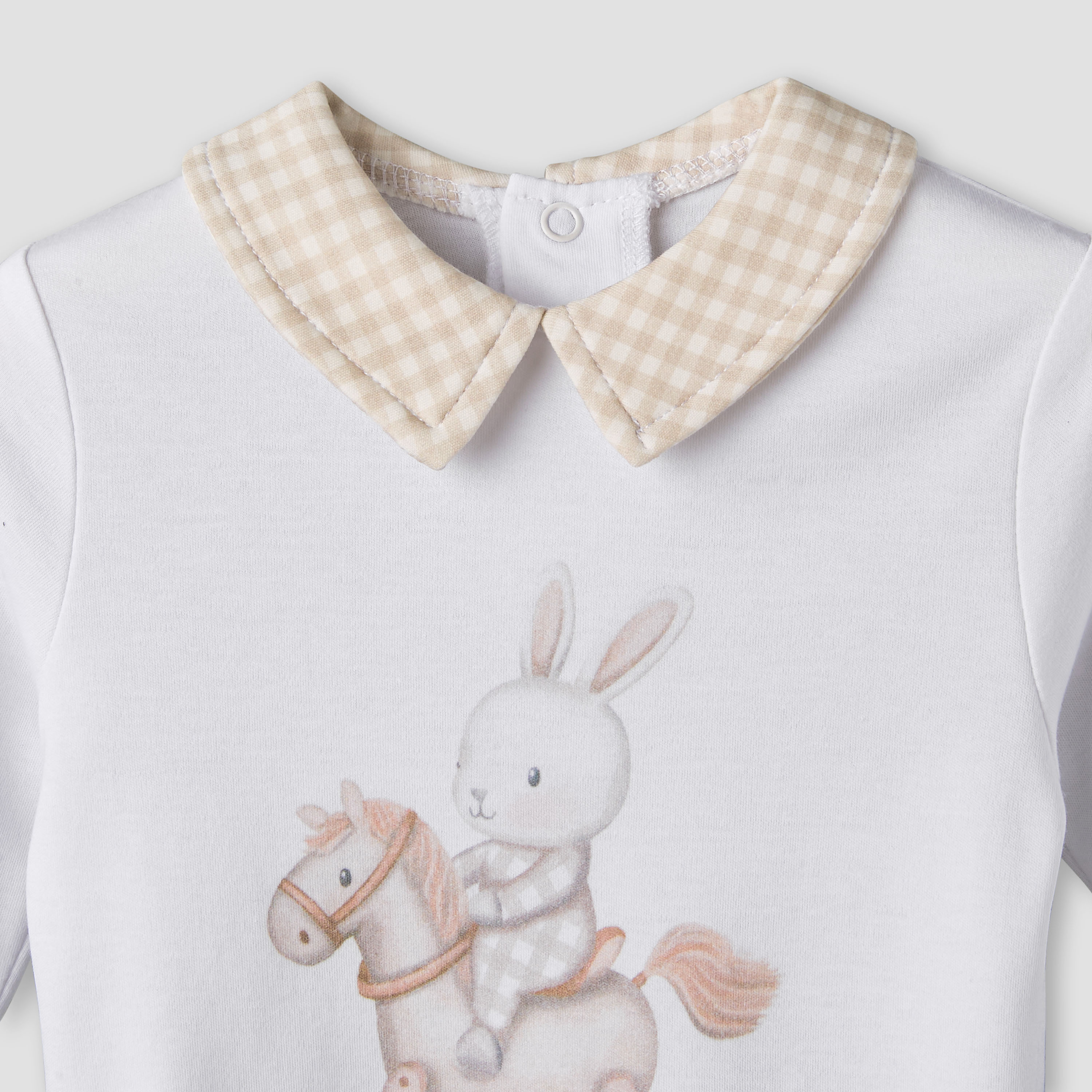 طقم بيجاما قطن بياقة وأكمام طويلة وطبعات من جيجلز-baby-boys-clothing-nightwear-pyjamasets-image-7