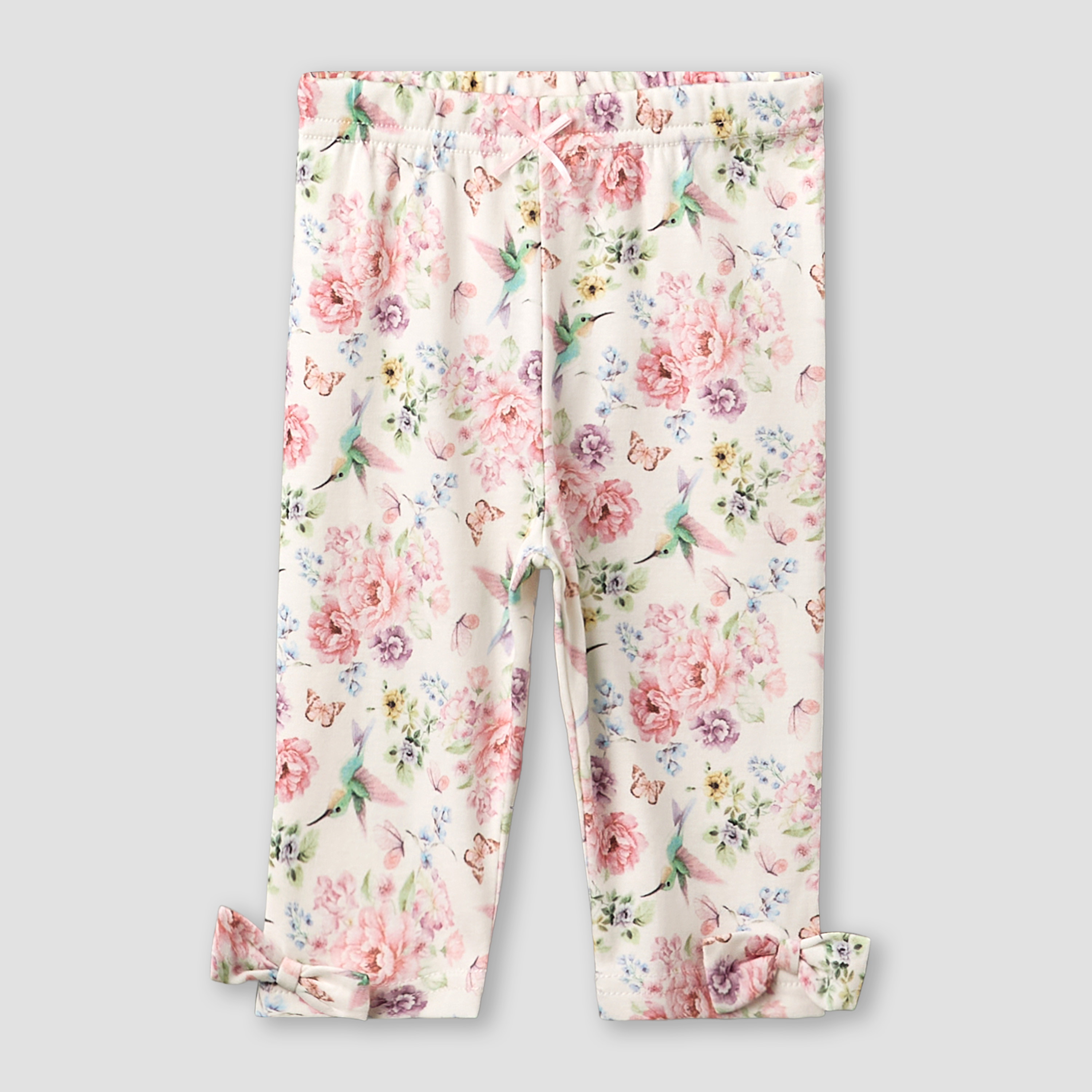 Giggles Cotton Round Neck Long Sleeve Pyjama Set with Floral Print-baby-girls-clothing-nightwear-pyjamasets-image-3