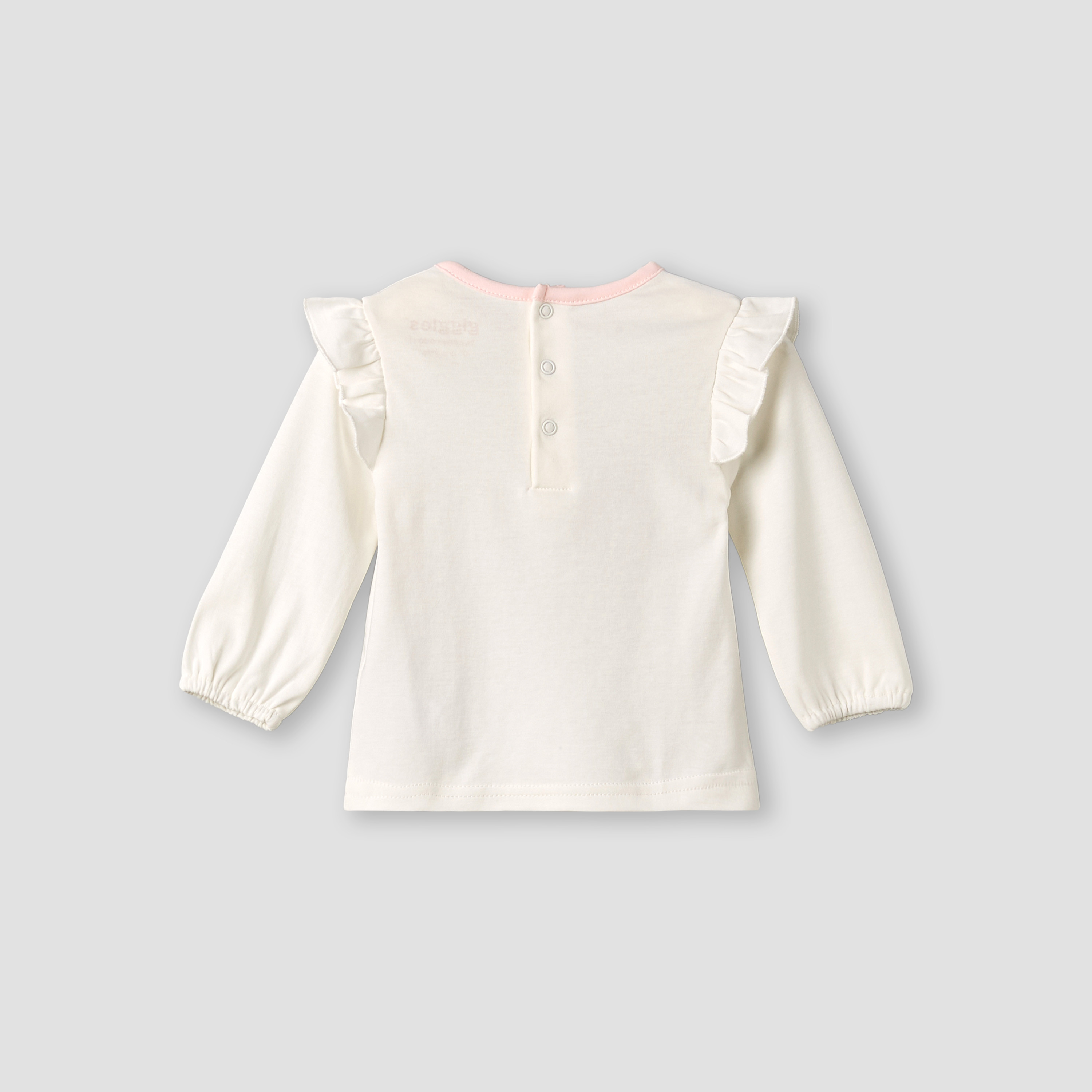 Giggles Cotton Round Neck Long Sleeve Pyjama Set with Floral Print-baby-girls-clothing-nightwear-pyjamasets-image-4