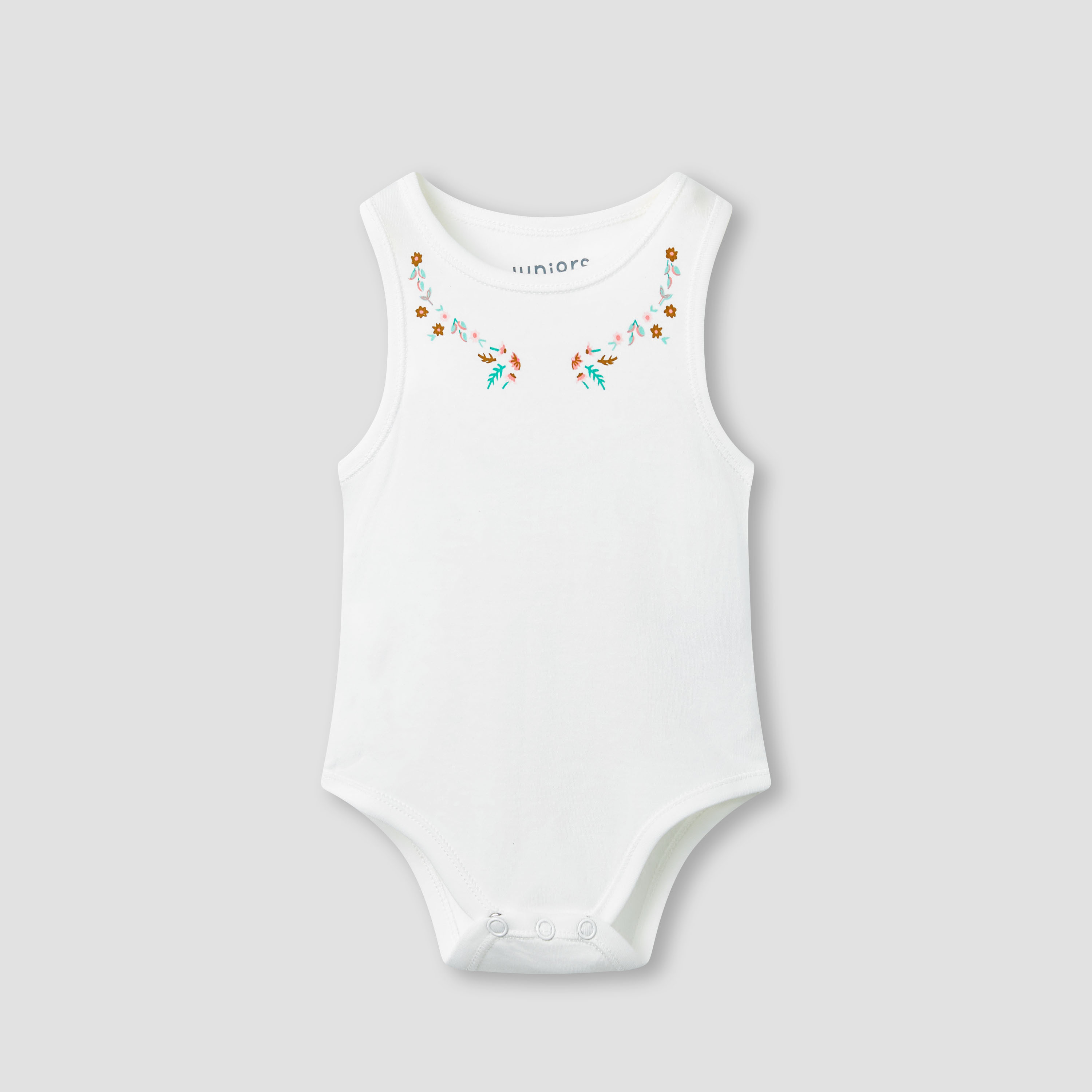 Juniors Printed Sleeveless Bodysuit - Set of 5-baby-girls-clothing-bodysuits-image-5