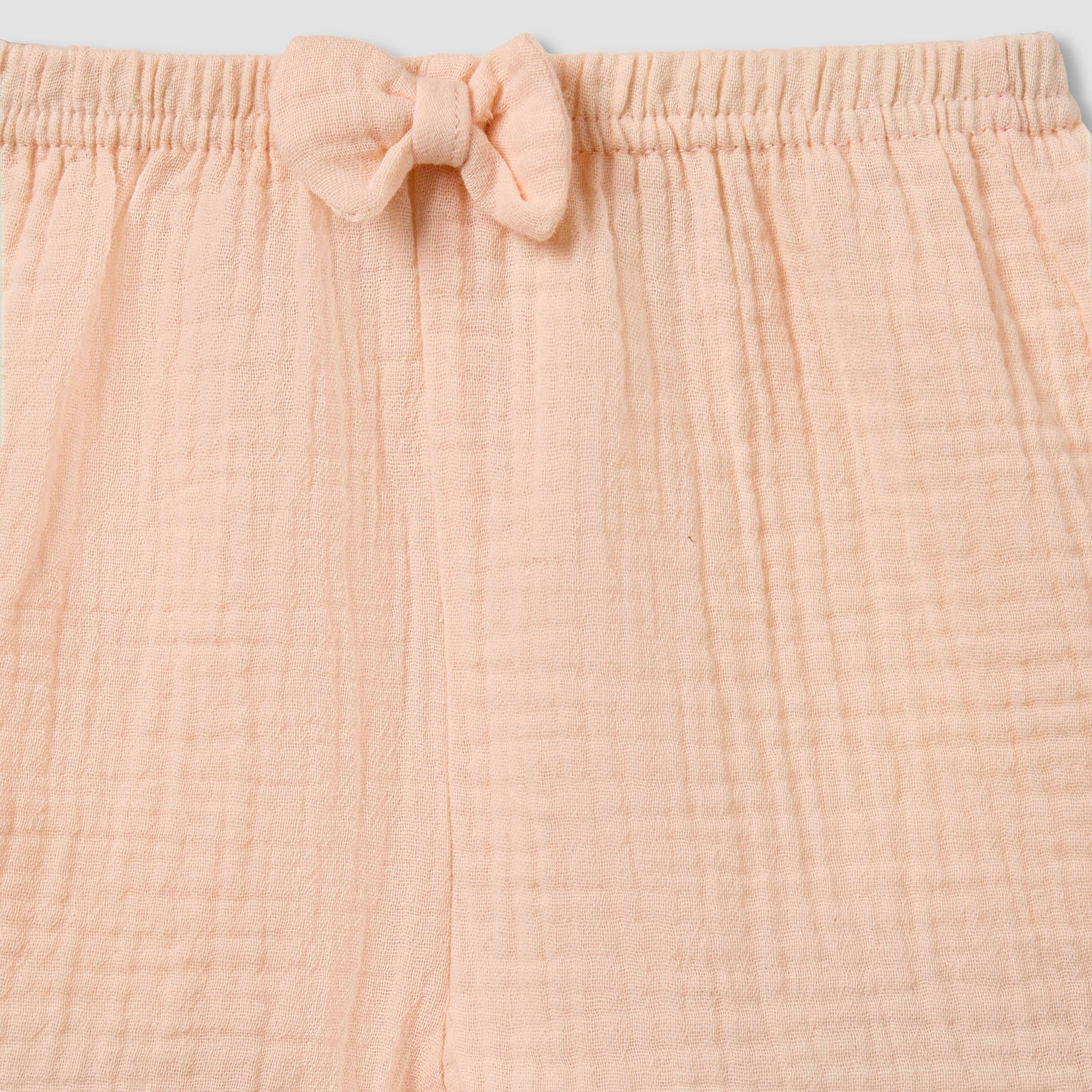 Juniors Cotton Round Neck Sleeveless Shorts Set with Ruffles-baby-girls-clothing-nightwear-pyjamasets-image-6