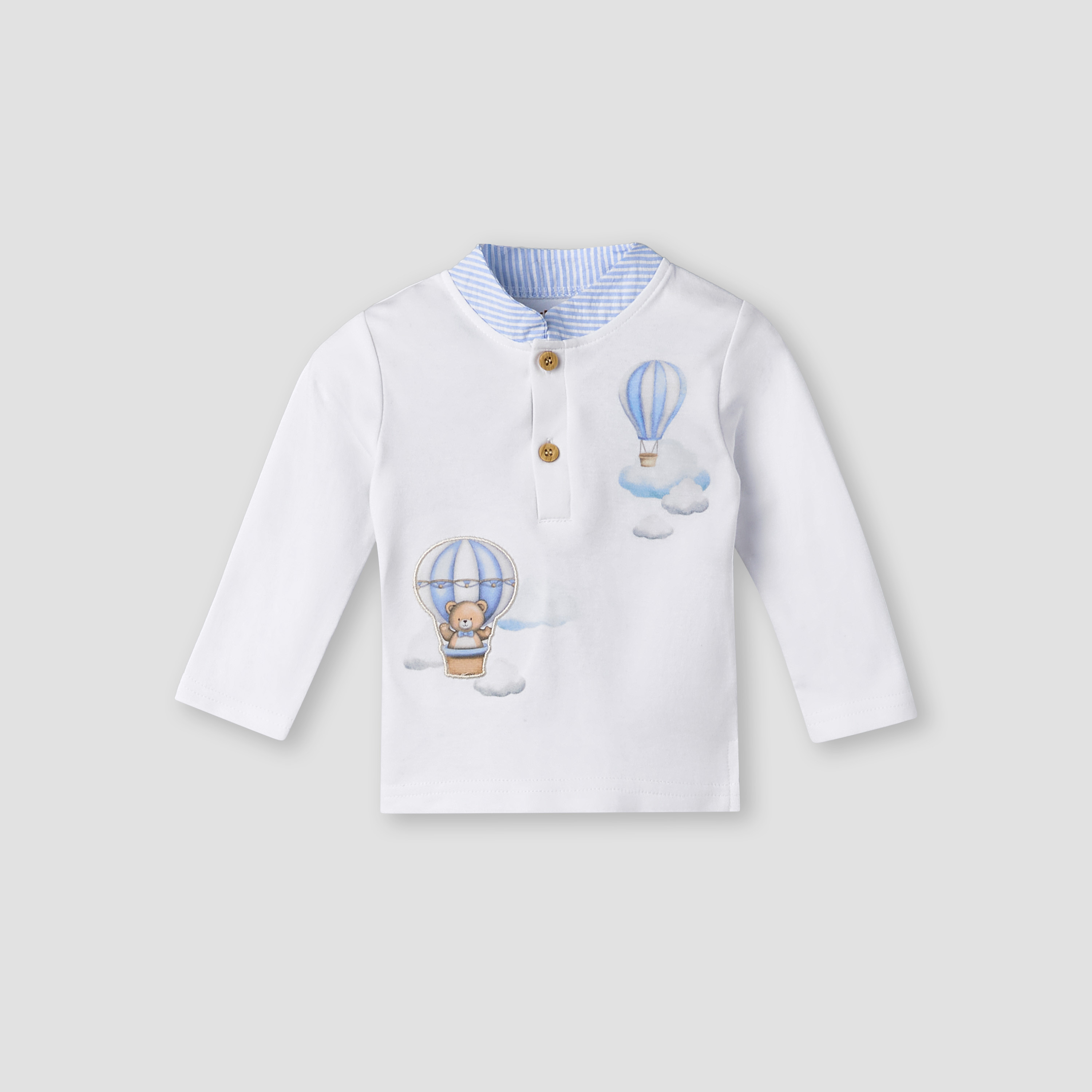 Giggles Cotton Mandarin Collar Long Sleeve Pyjama Set with Print-baby-boys-clothing-nightwear-pyjamasets-image-3