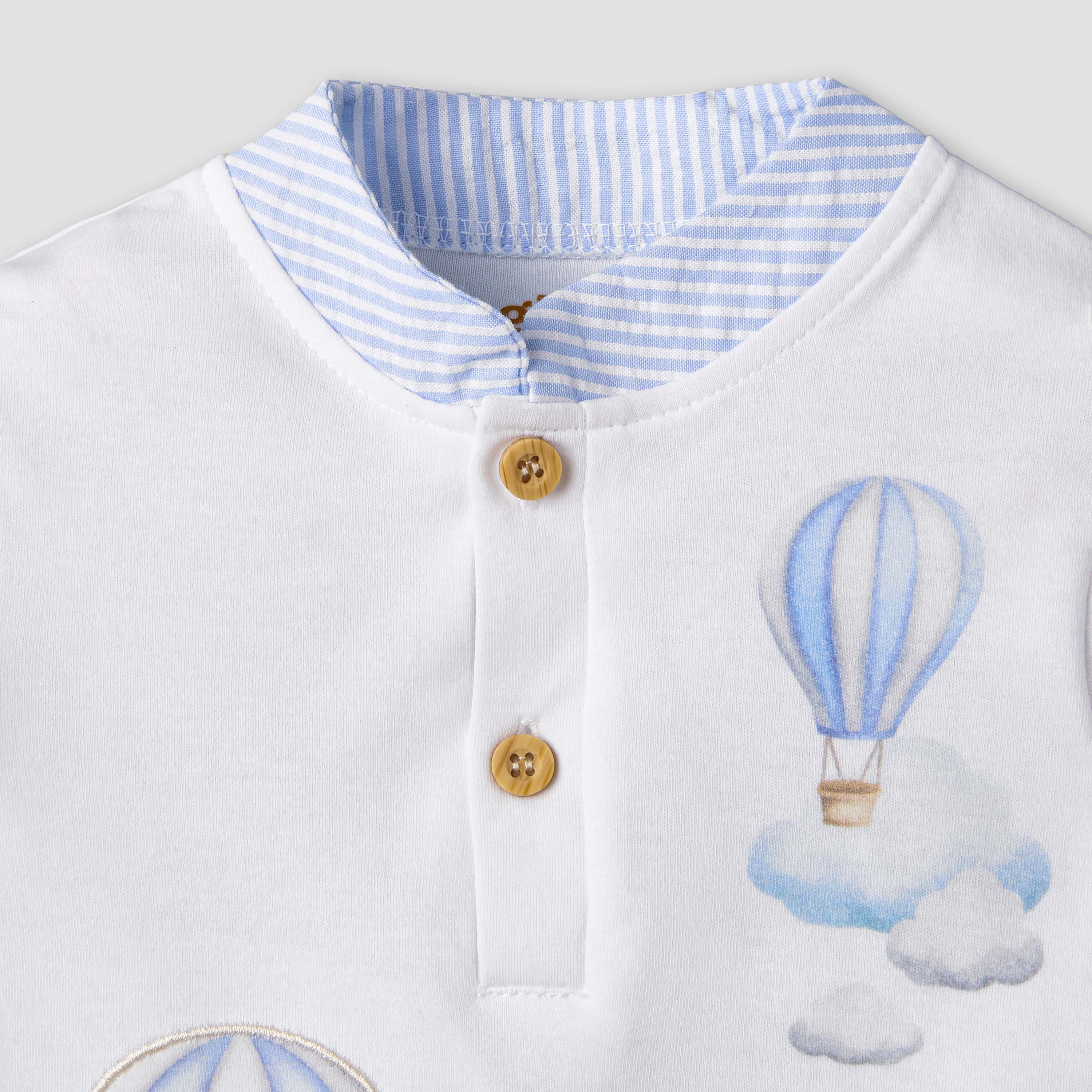Giggles Cotton Mandarin Collar Long Sleeve Pyjama Set with Print-baby-boys-clothing-nightwear-pyjamasets-image-7