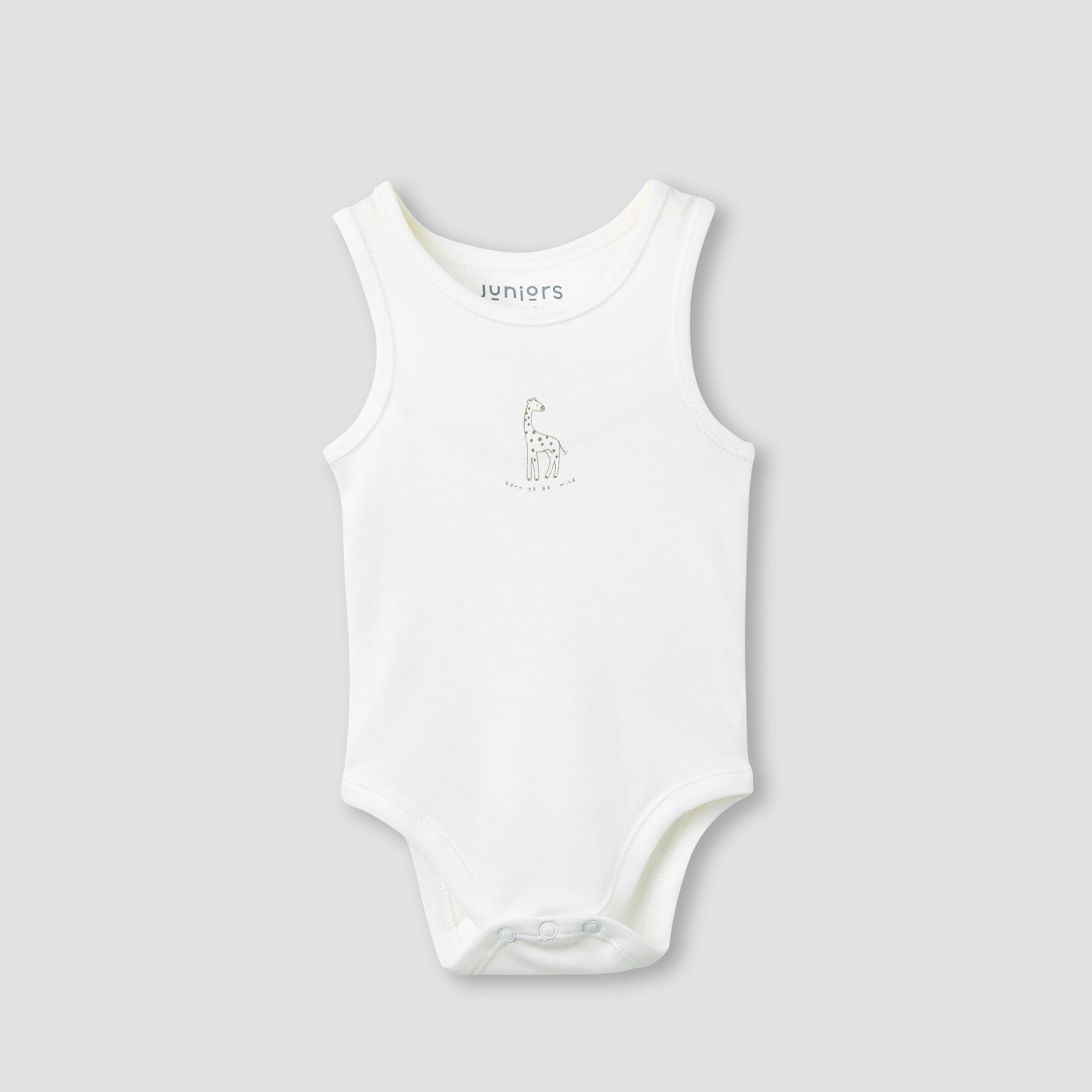 Juniors Giraffe Print Sleeveless Bodysuit - Set of 5-baby-boys-clothing-bodysuits-image-6