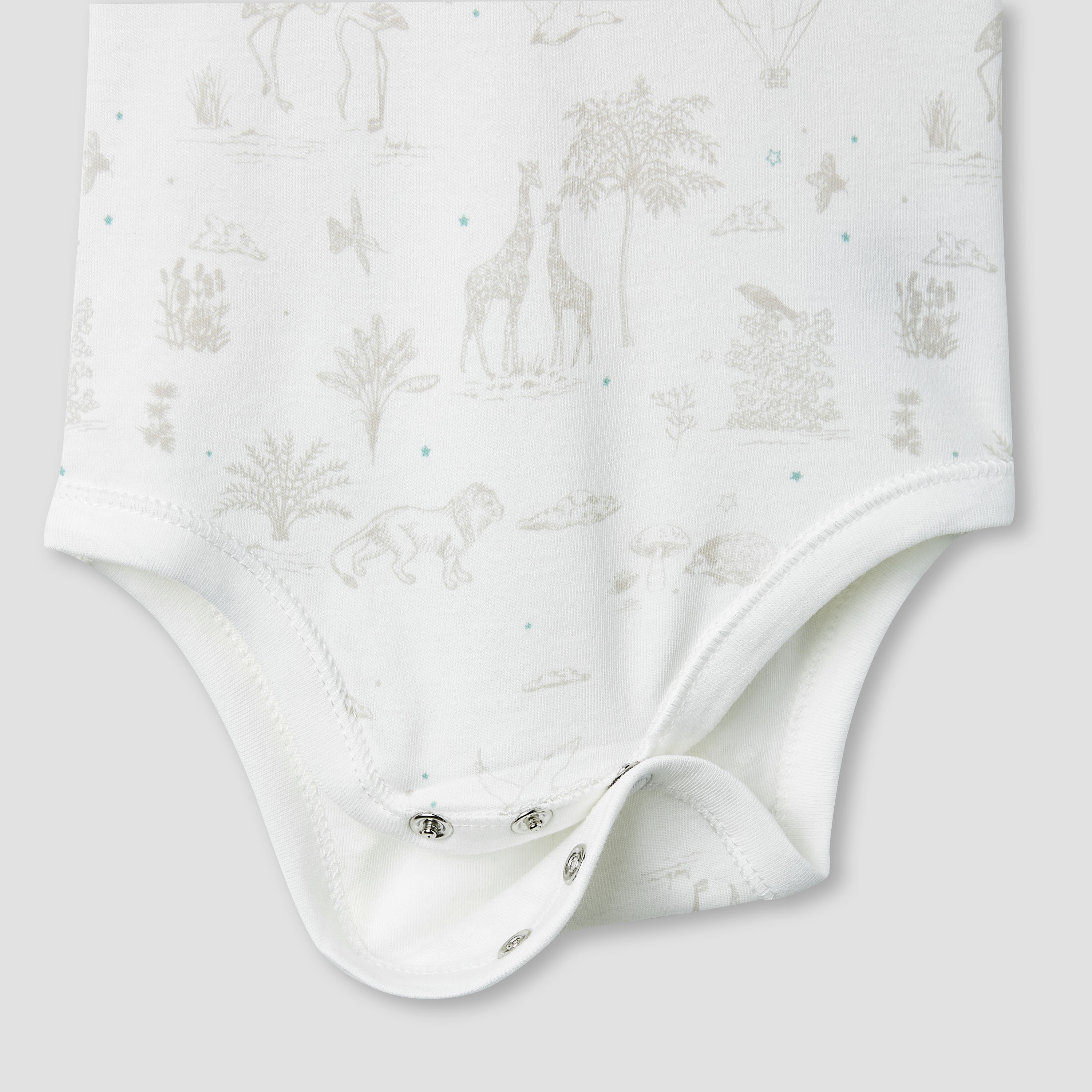 Juniors Giraffe Print Sleeveless Bodysuit - Set of 5-baby-boys-clothing-bodysuits-image-9