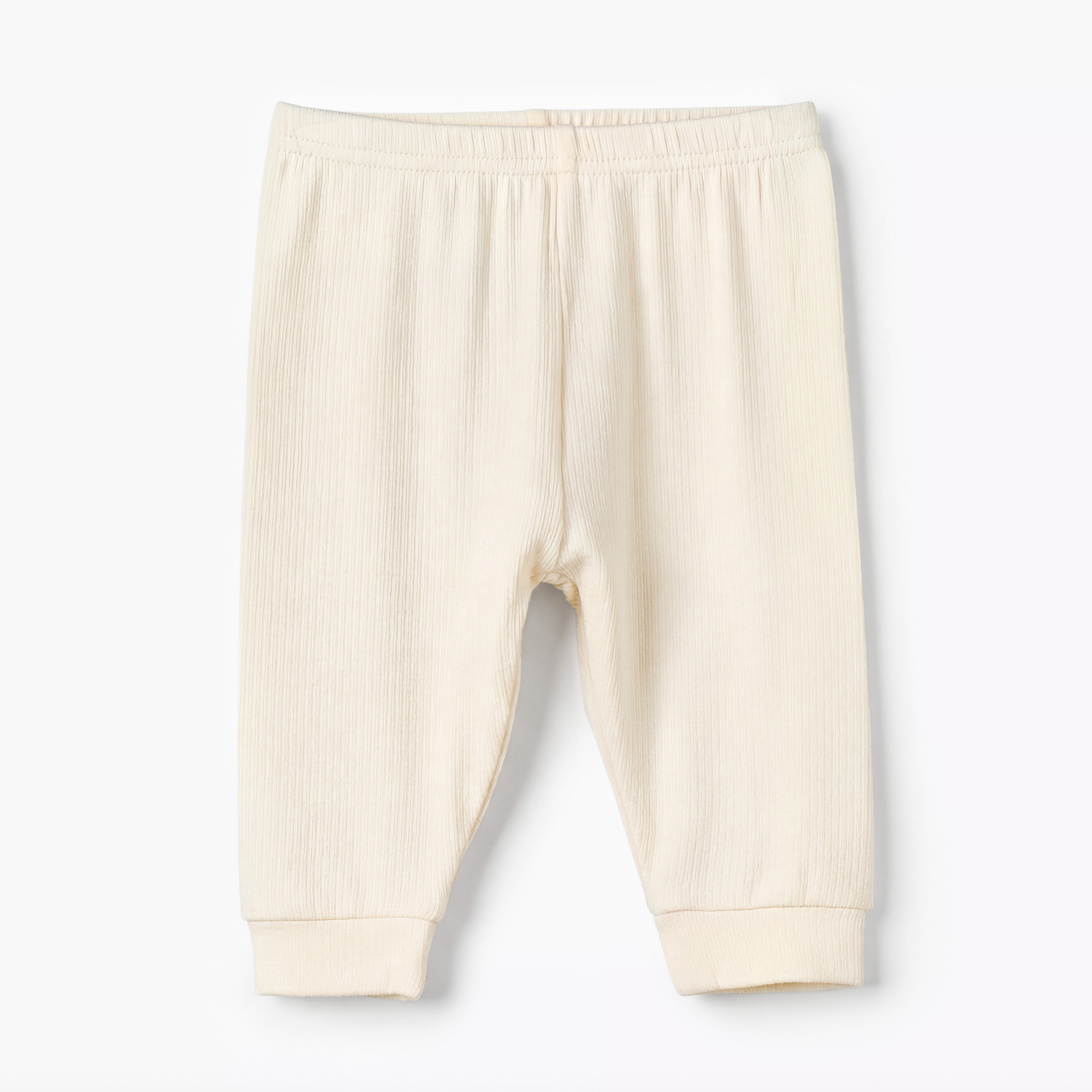 Giggles Henley Neck Long Sleeves Pyjama Set with Ribbed Texture-baby-girls-clothing-nightwear-pyjamasets-image-4