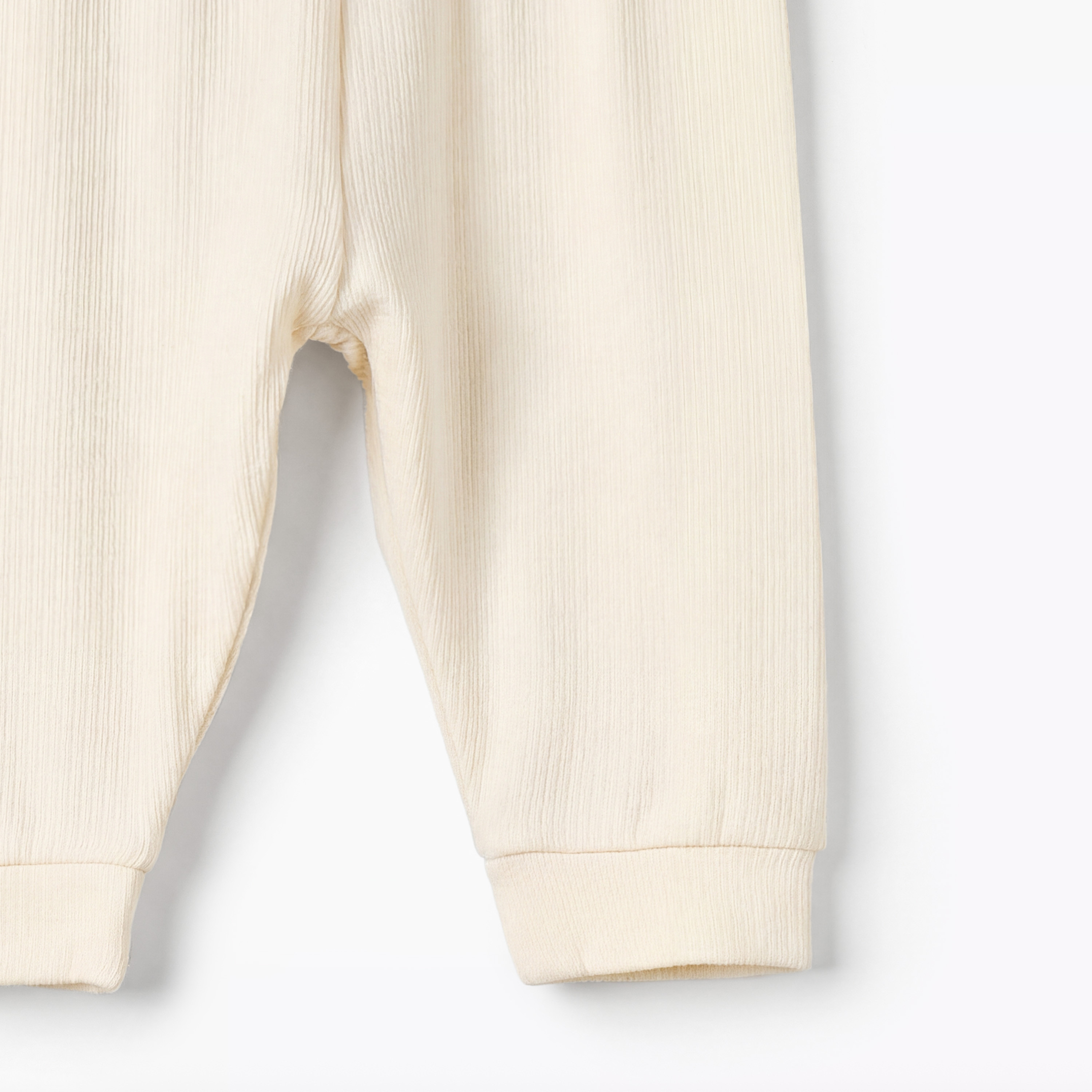Giggles Henley Neck Long Sleeves Pyjama Set with Ribbed Texture-baby-girls-clothing-nightwear-pyjamasets-image-8