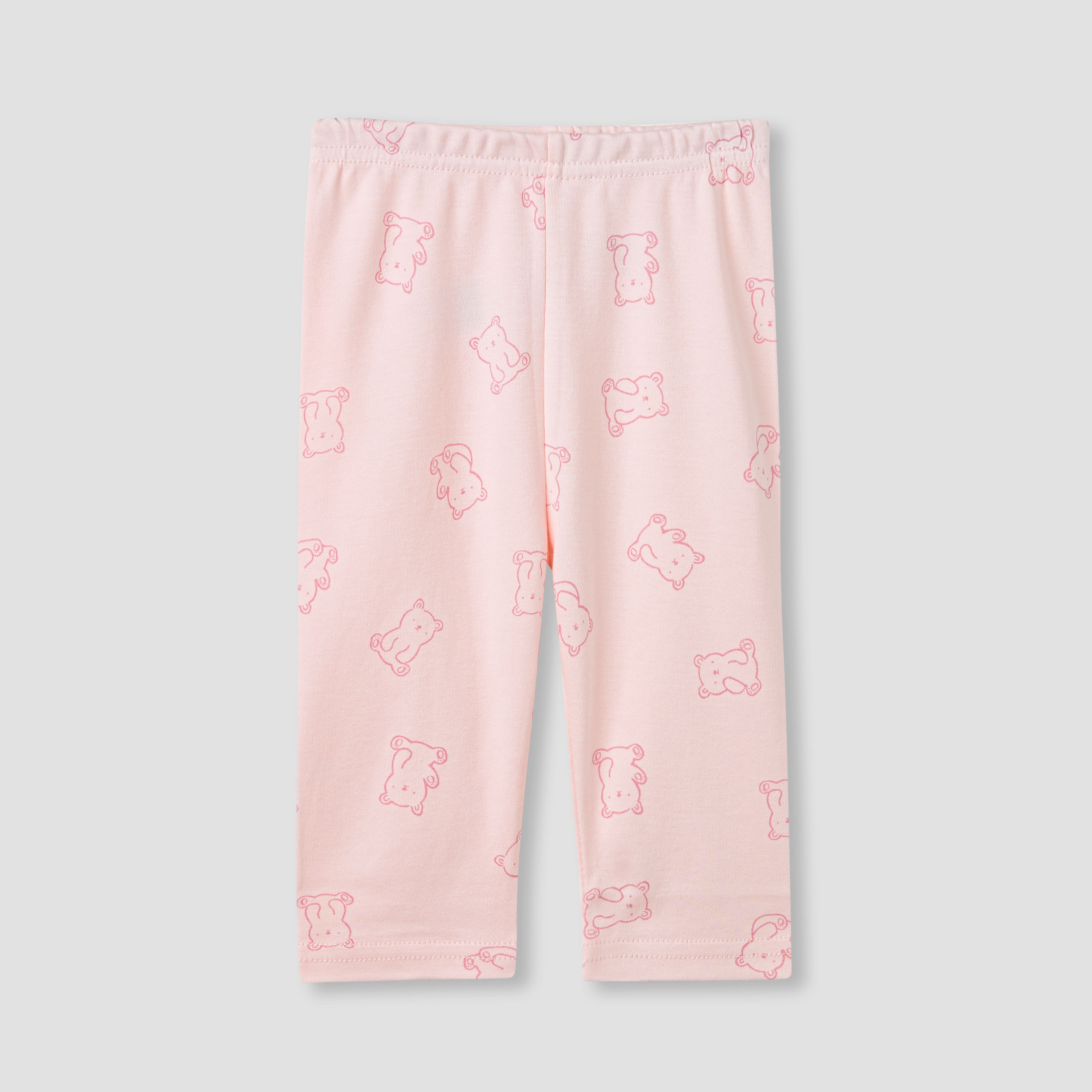 Juniors Bear Print T-shirts and Pyjamas - Set of 4-baby-girls-clothing-nightwear-pyjamasets-image-7