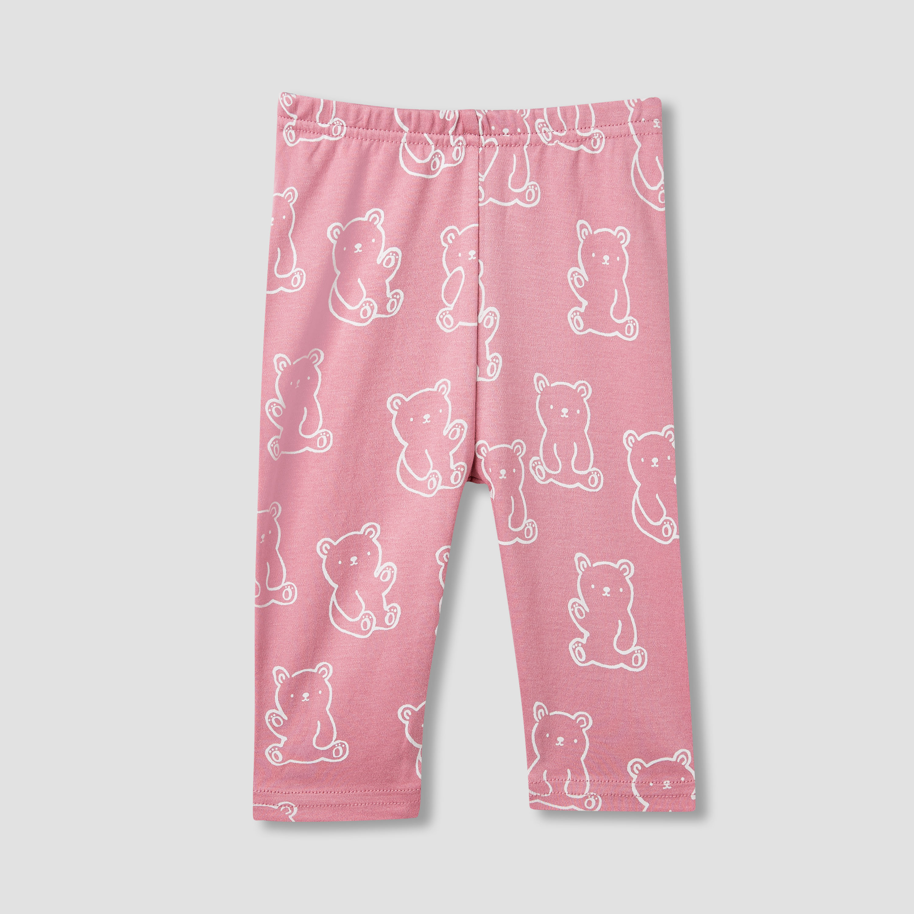 Juniors Bear Print T-shirts and Pyjamas - Set of 4-baby-girls-clothing-nightwear-pyjamasets-image-9