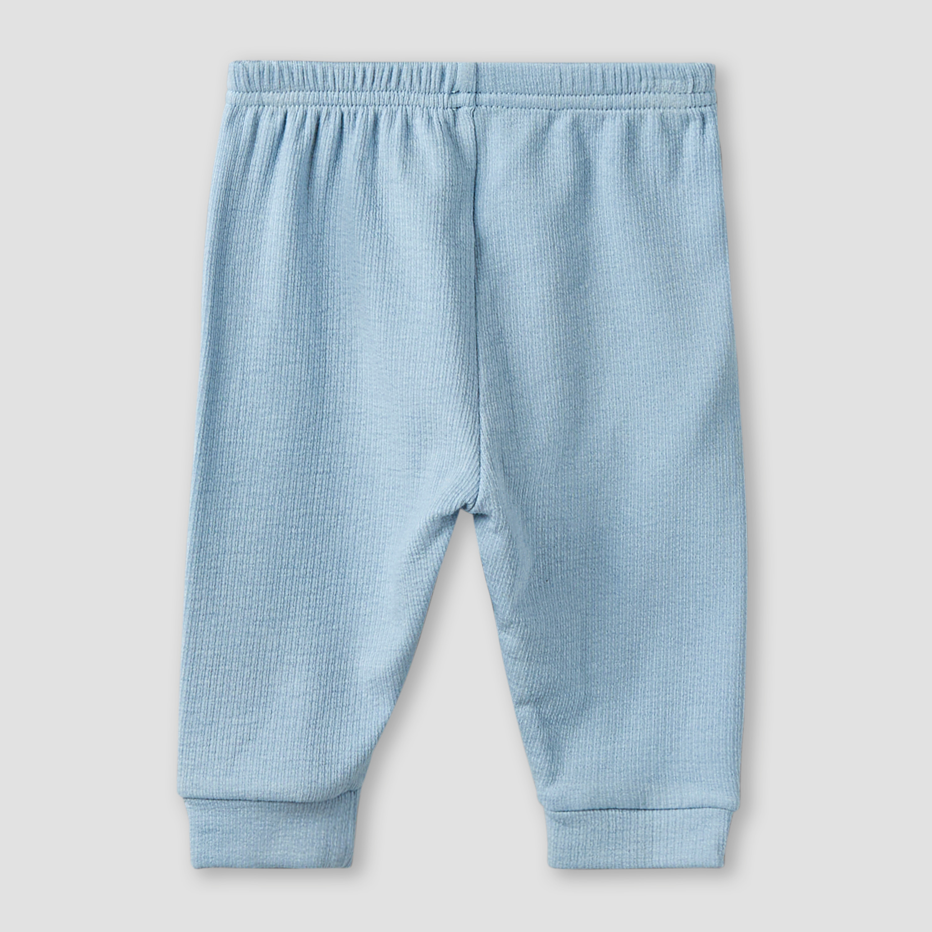 Giggles Collared Long Sleeves Pyjama Set with Ribbed Texture-baby-boys-clothing-nightwear-pyjamasets-image-6