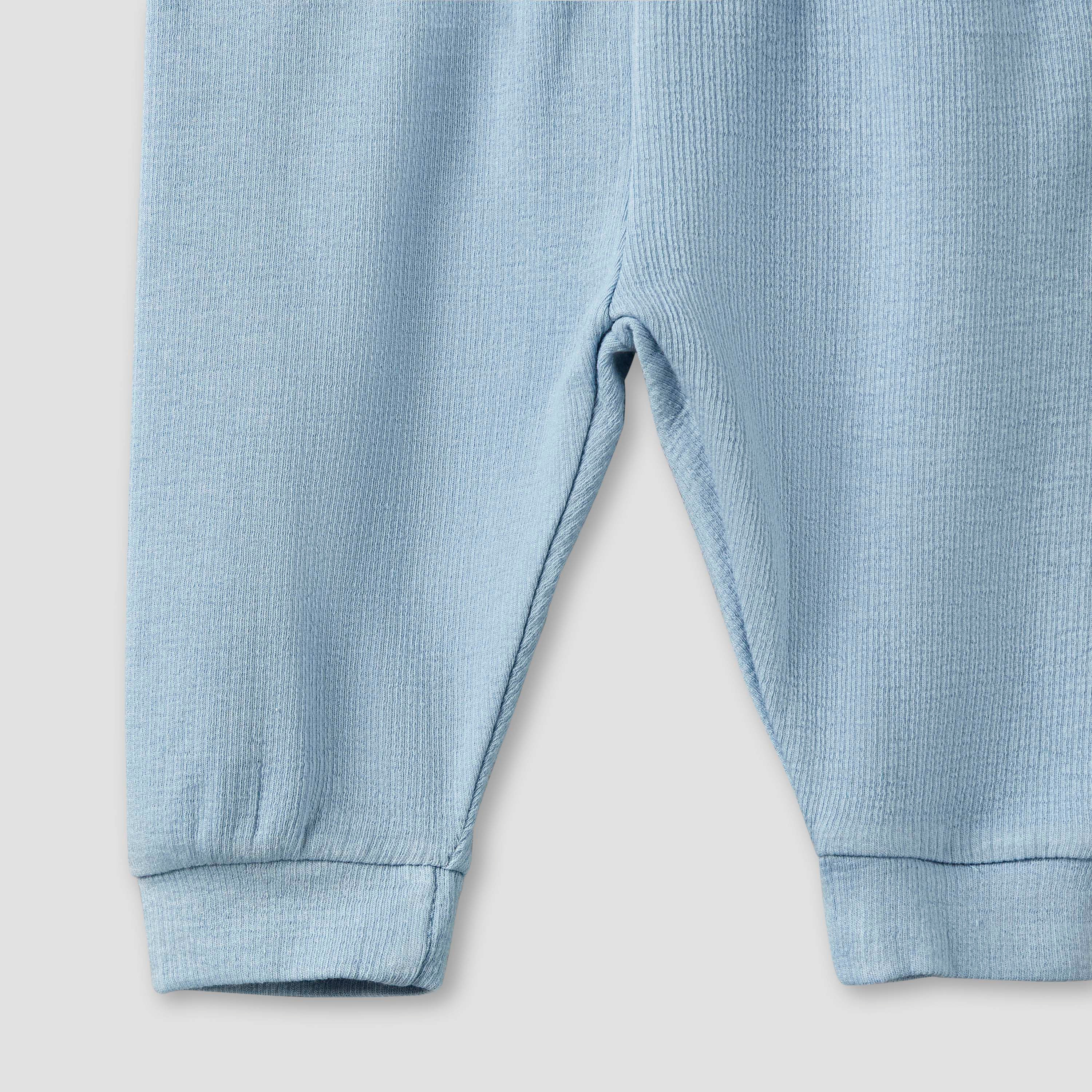 Giggles Collared Long Sleeves Pyjama Set with Ribbed Texture-baby-boys-clothing-nightwear-pyjamasets-image-10
