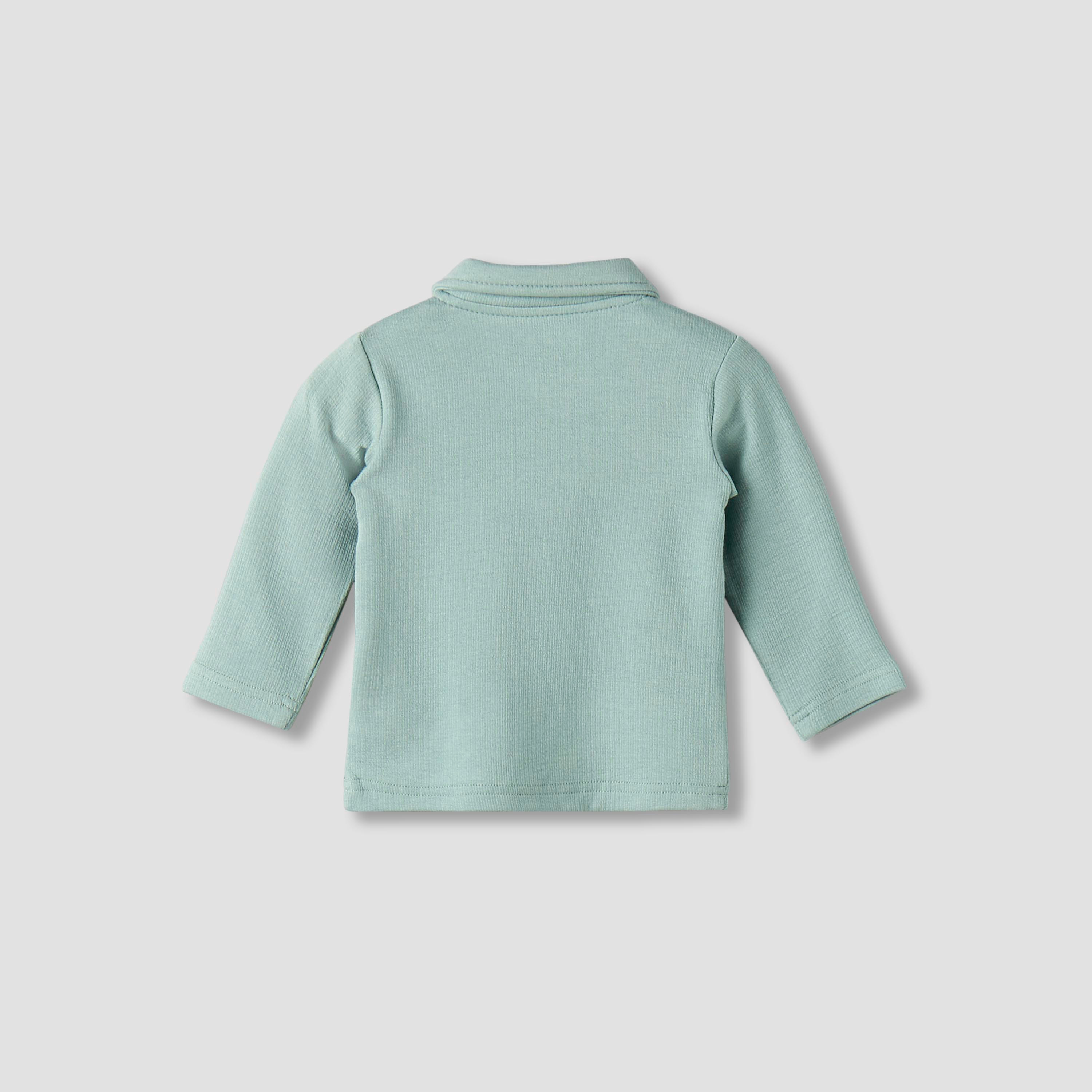 Giggles Collared Long Sleeves Pyjama Set with Ribbed Texture-baby-boys-clothing-nightwear-pyjamasets-image-5