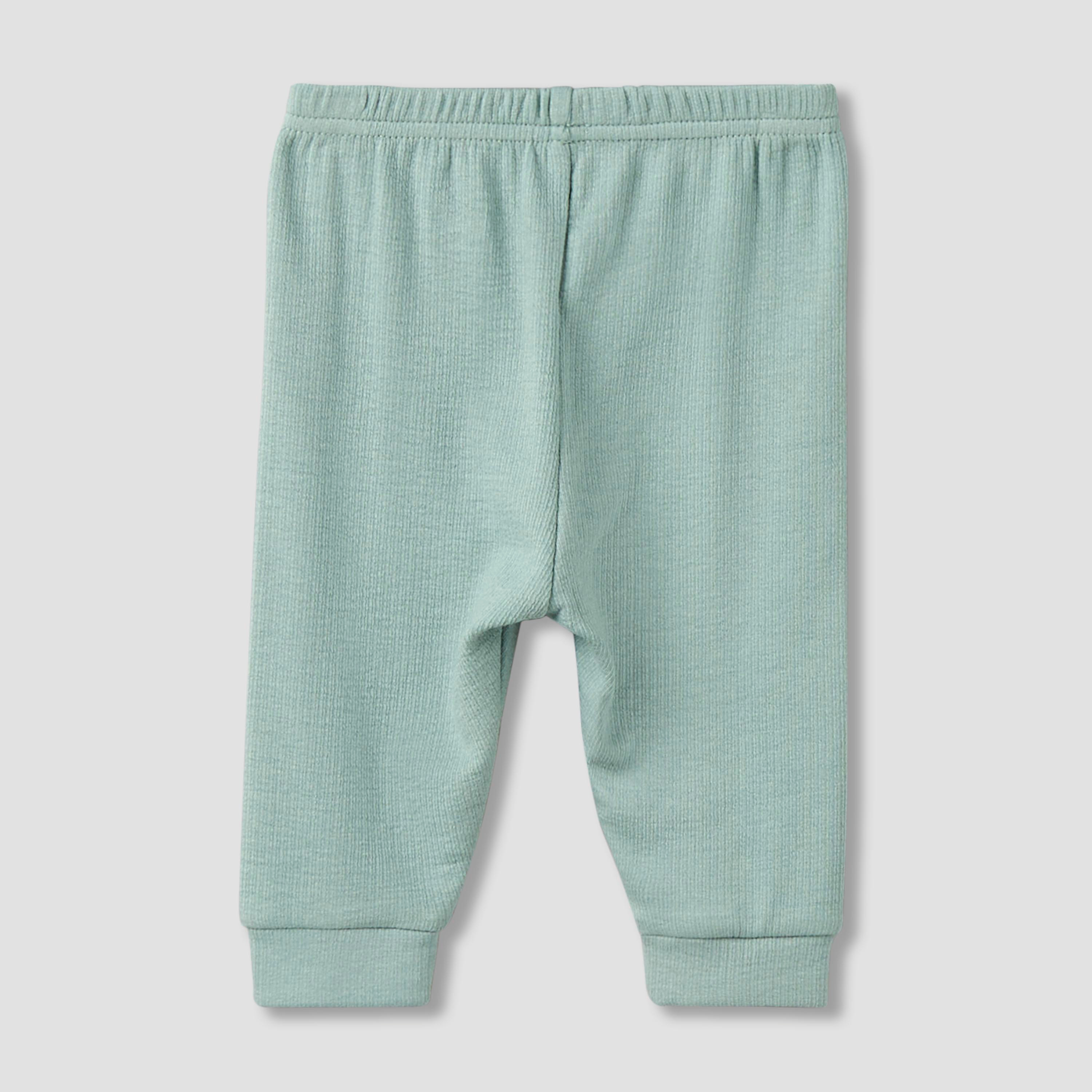 Giggles Collared Long Sleeves Pyjama Set with Ribbed Texture-baby-boys-clothing-nightwear-pyjamasets-image-6
