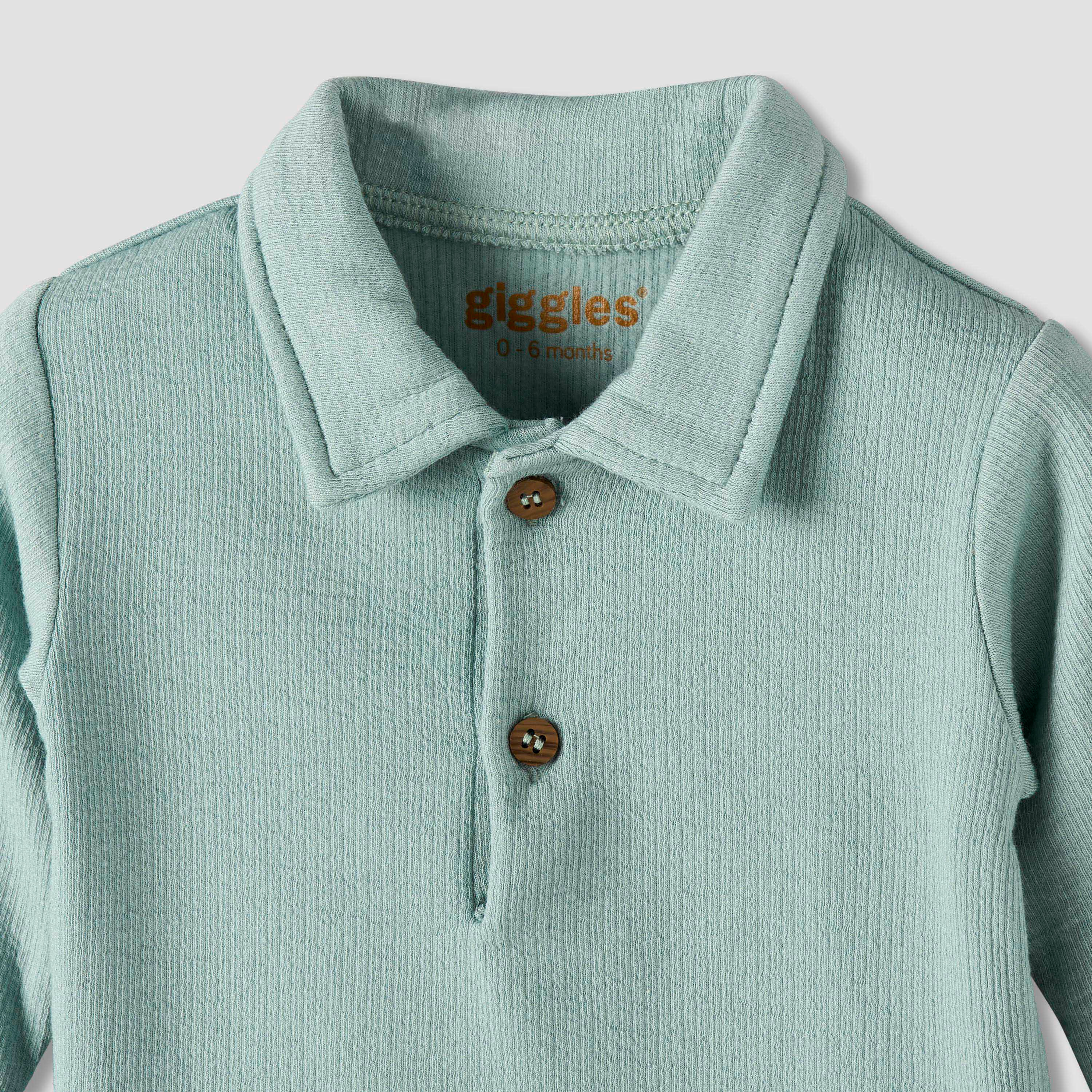 Giggles Collared Long Sleeves Pyjama Set with Ribbed Texture-baby-boys-clothing-nightwear-pyjamasets-image-7