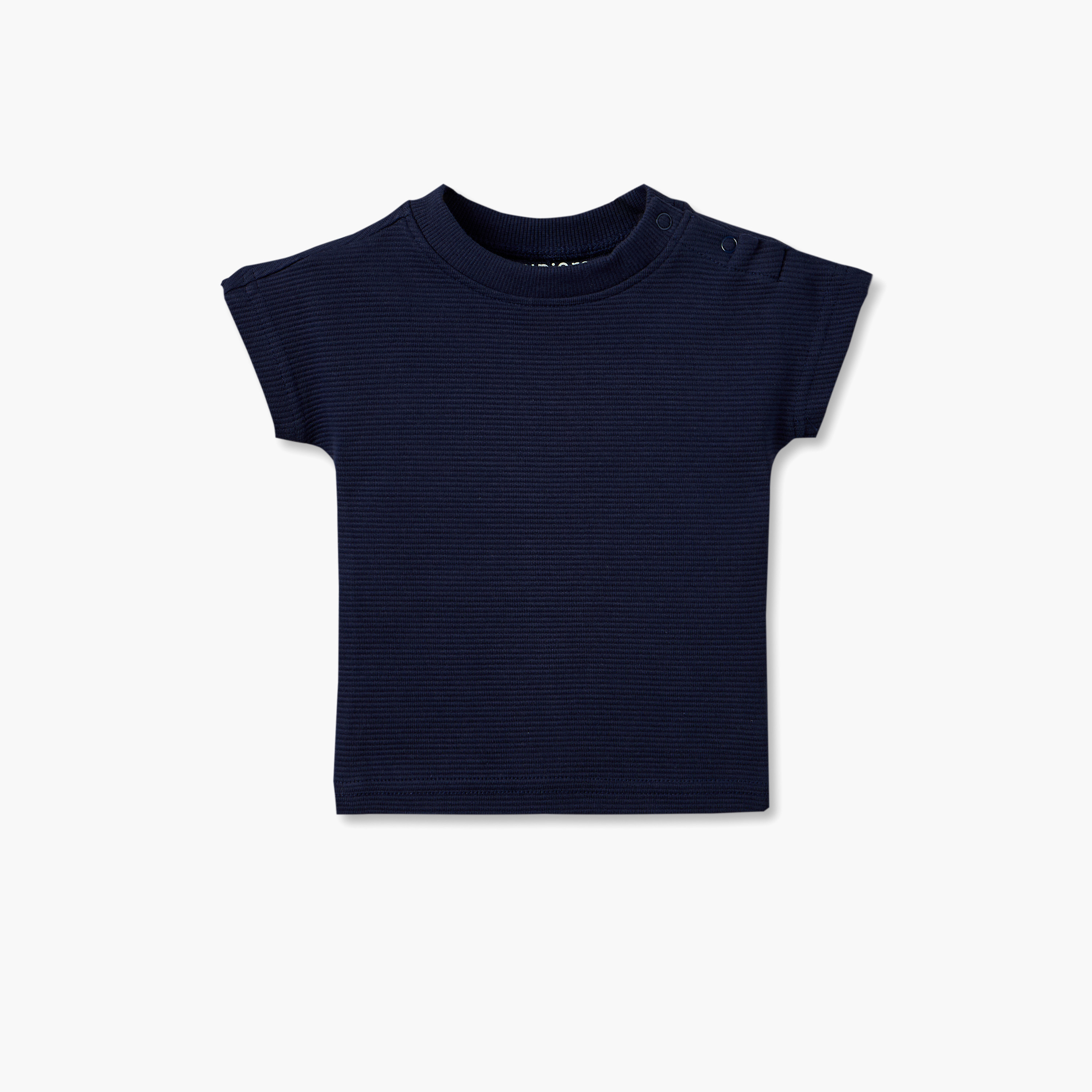 طقم تيشيرت بياقة ضيقة وأكمام قصيرة مع شورت برباط مطاطي من جونيورز-baby-boys-clothing-setsandcoords-image-2