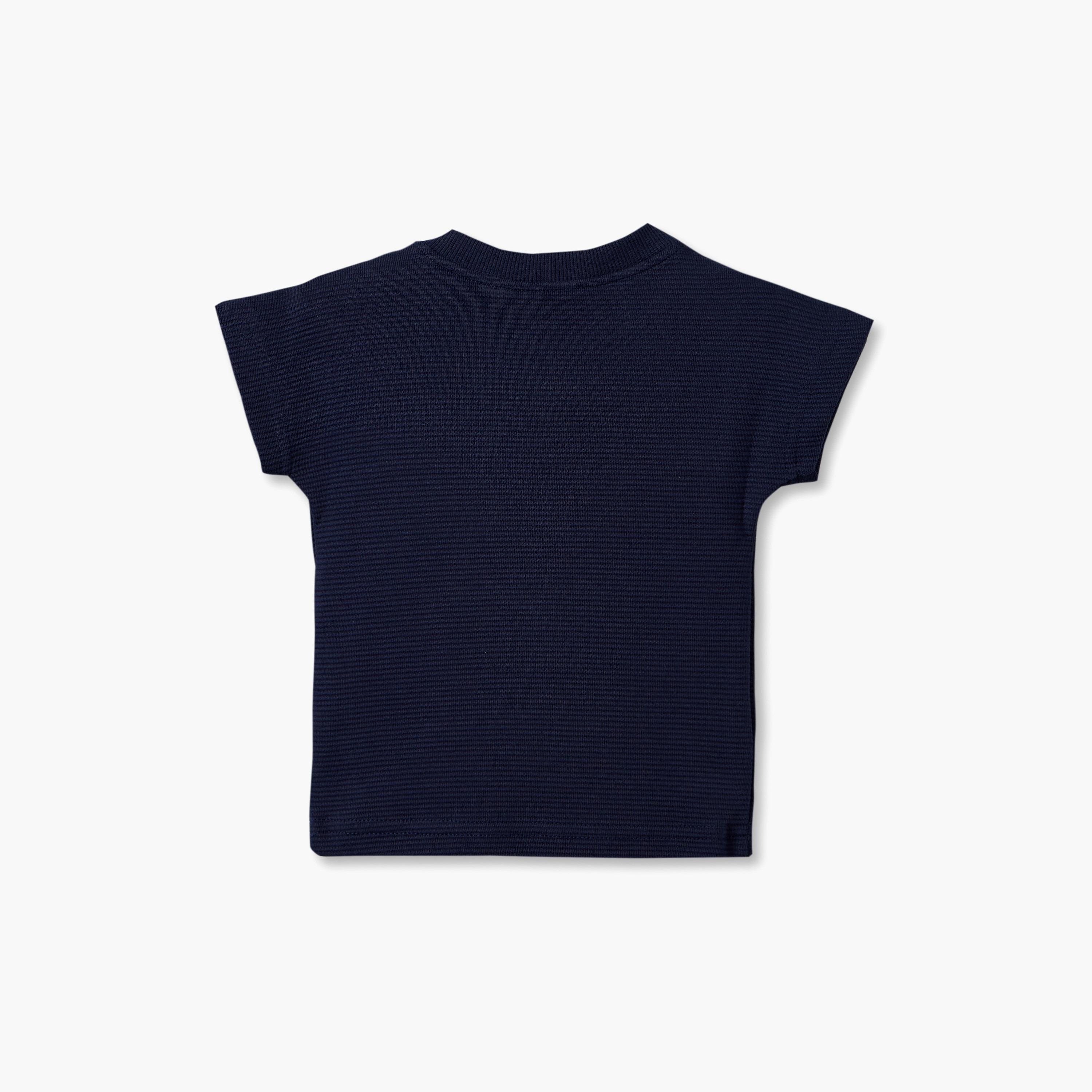 طقم تيشيرت بياقة ضيقة وأكمام قصيرة مع شورت برباط مطاطي من جونيورز-baby-boys-clothing-setsandcoords-image-4