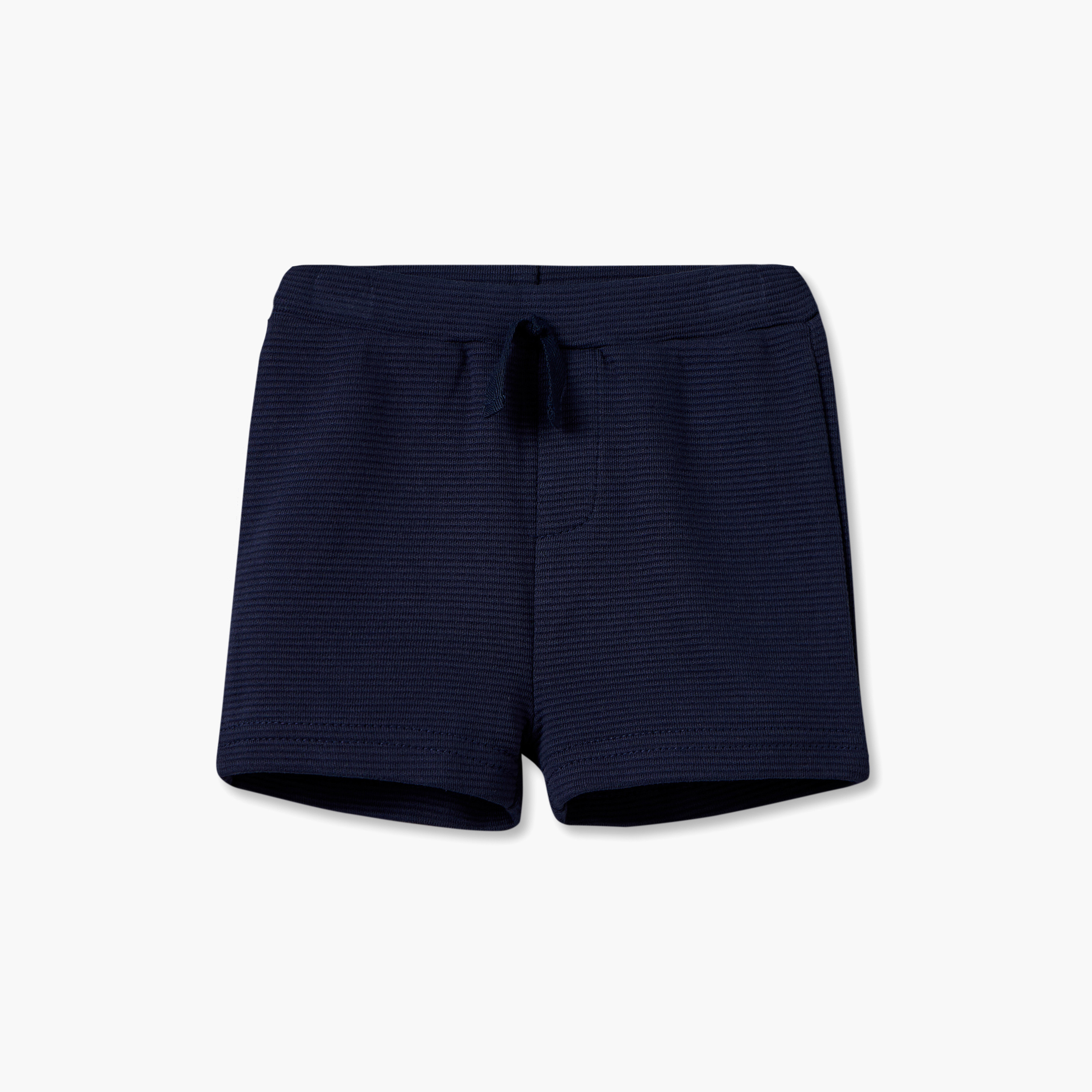 طقم تيشيرت بياقة ضيقة وأكمام قصيرة مع شورت برباط مطاطي من جونيورز-baby-boys-clothing-setsandcoords-image-3